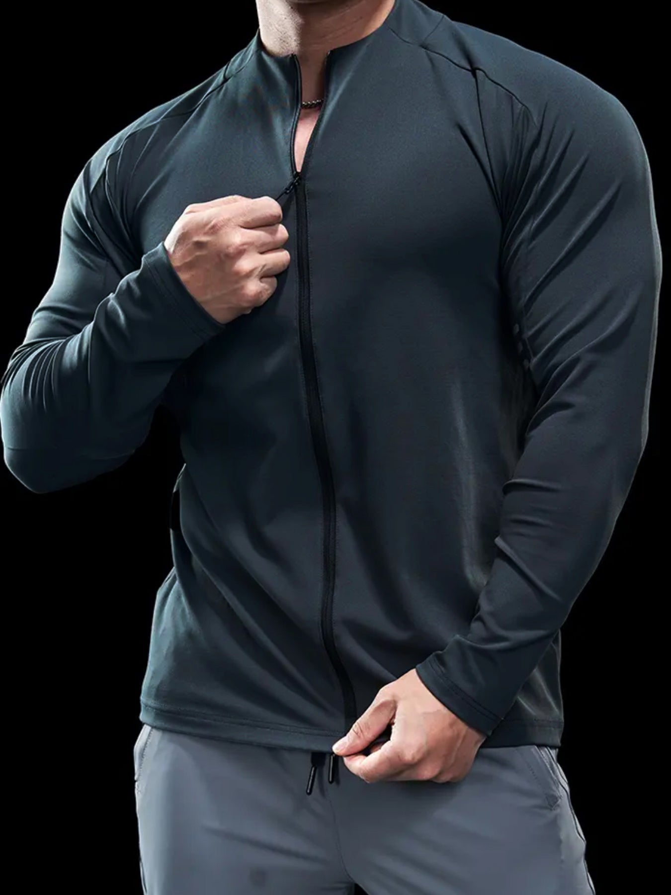 SmoothBlend Quick Dry Sports Fitness Jacket