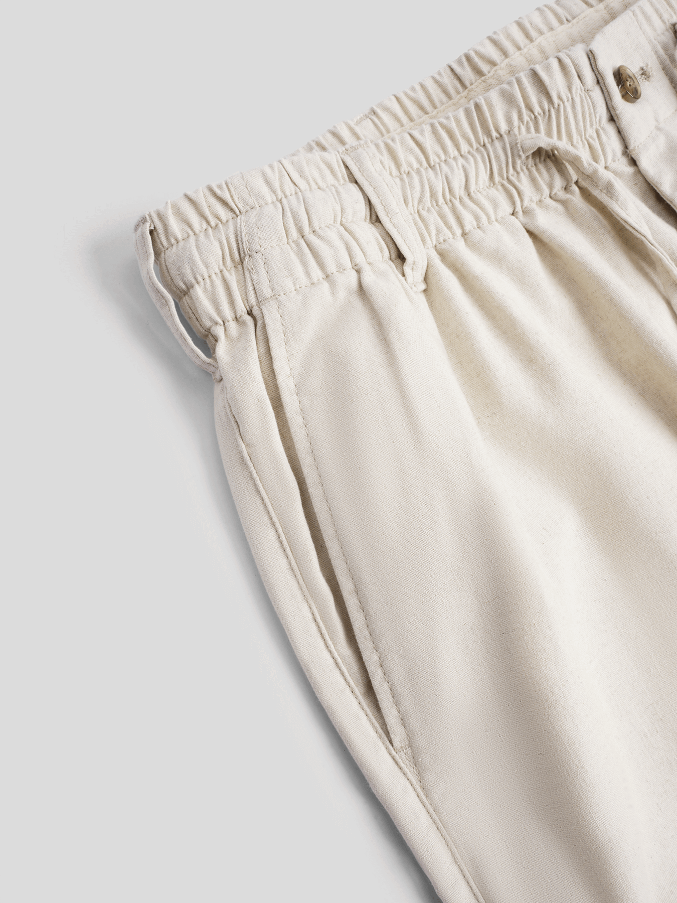 DreamWear Italian Linen Elastic Drawstring Pant