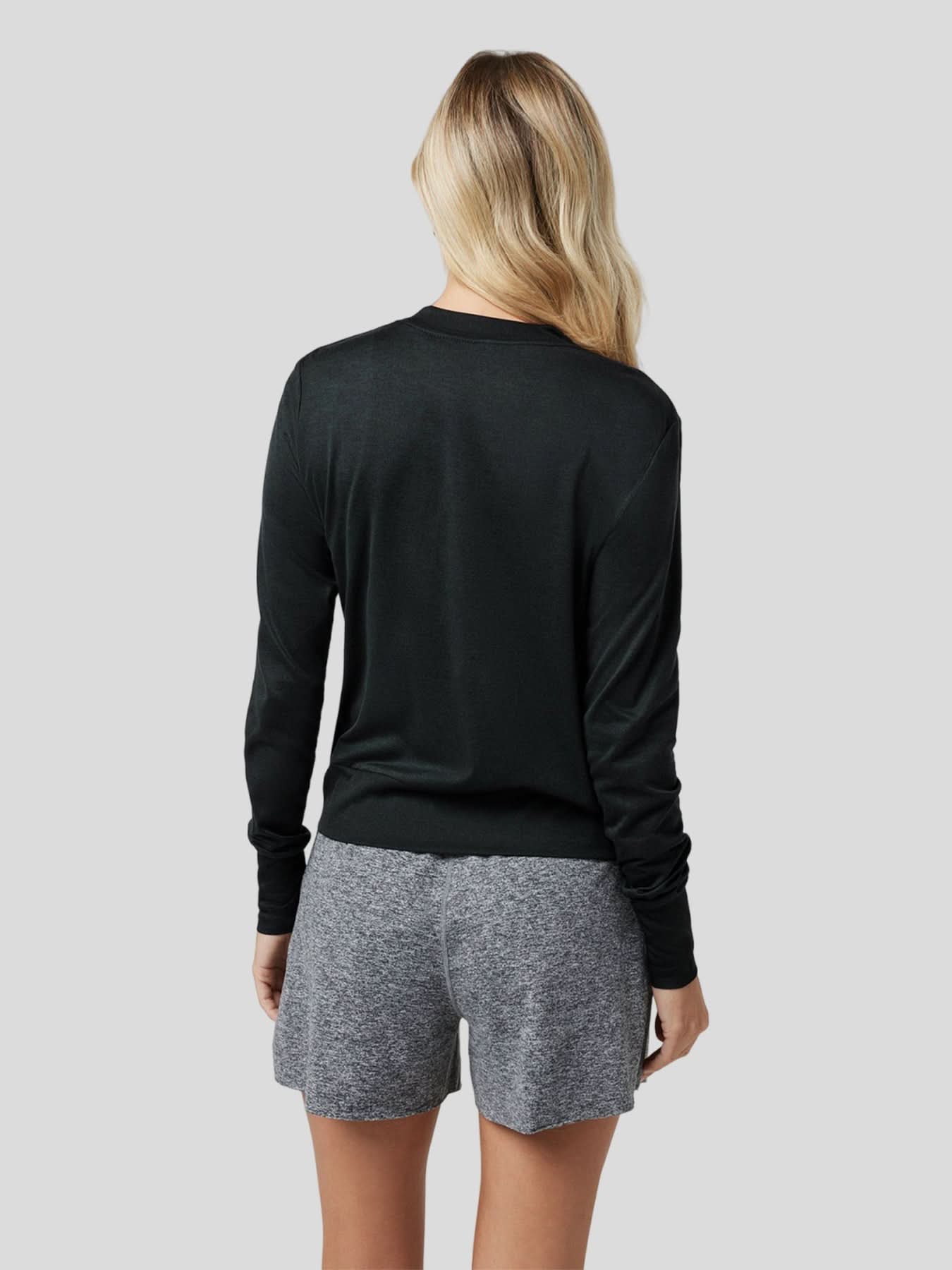 Women Velou Long Sleeve Tee and Wide Leg Pant Set