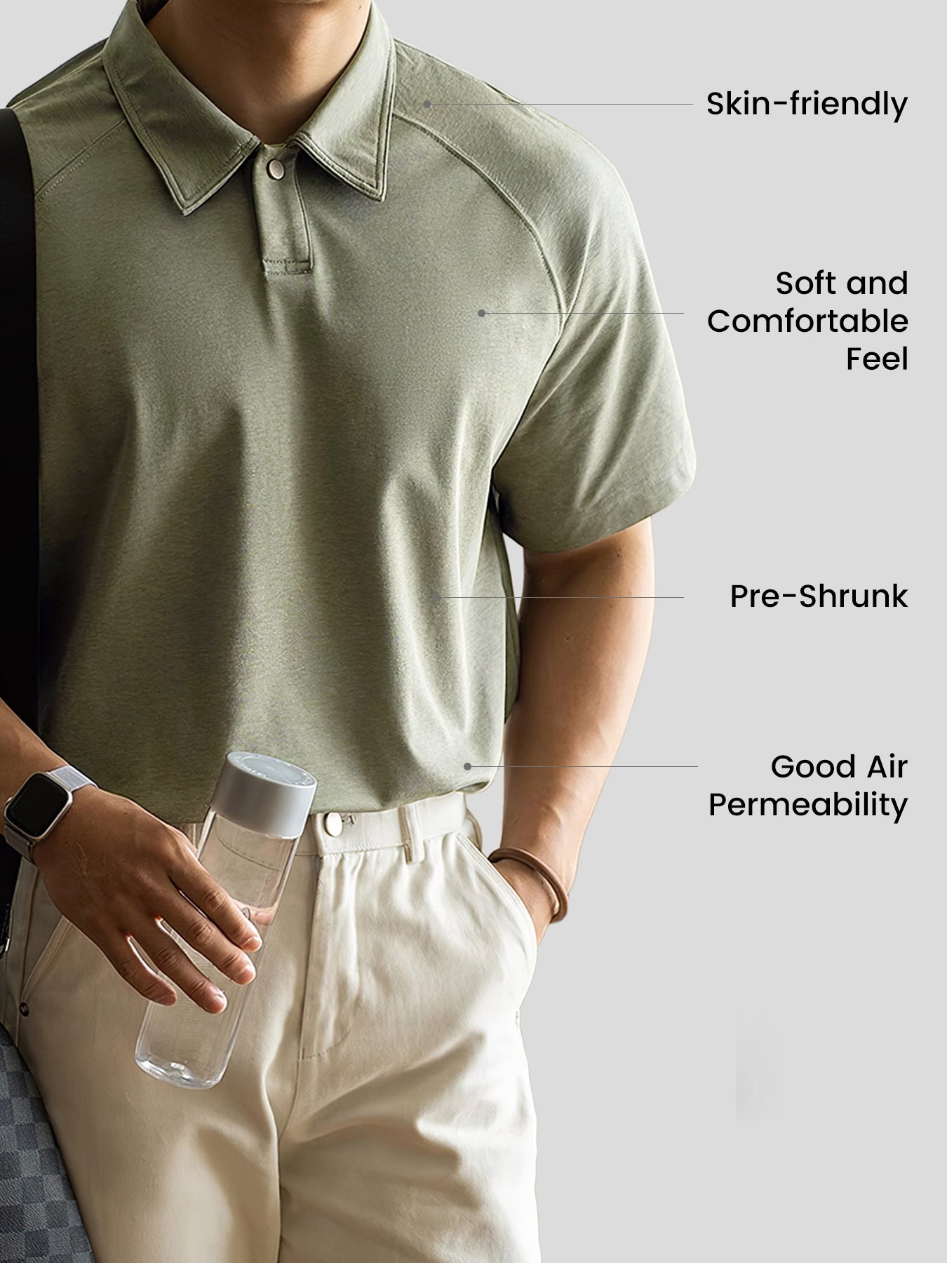 Weekend Performance Raglan Short Sleeve Polo