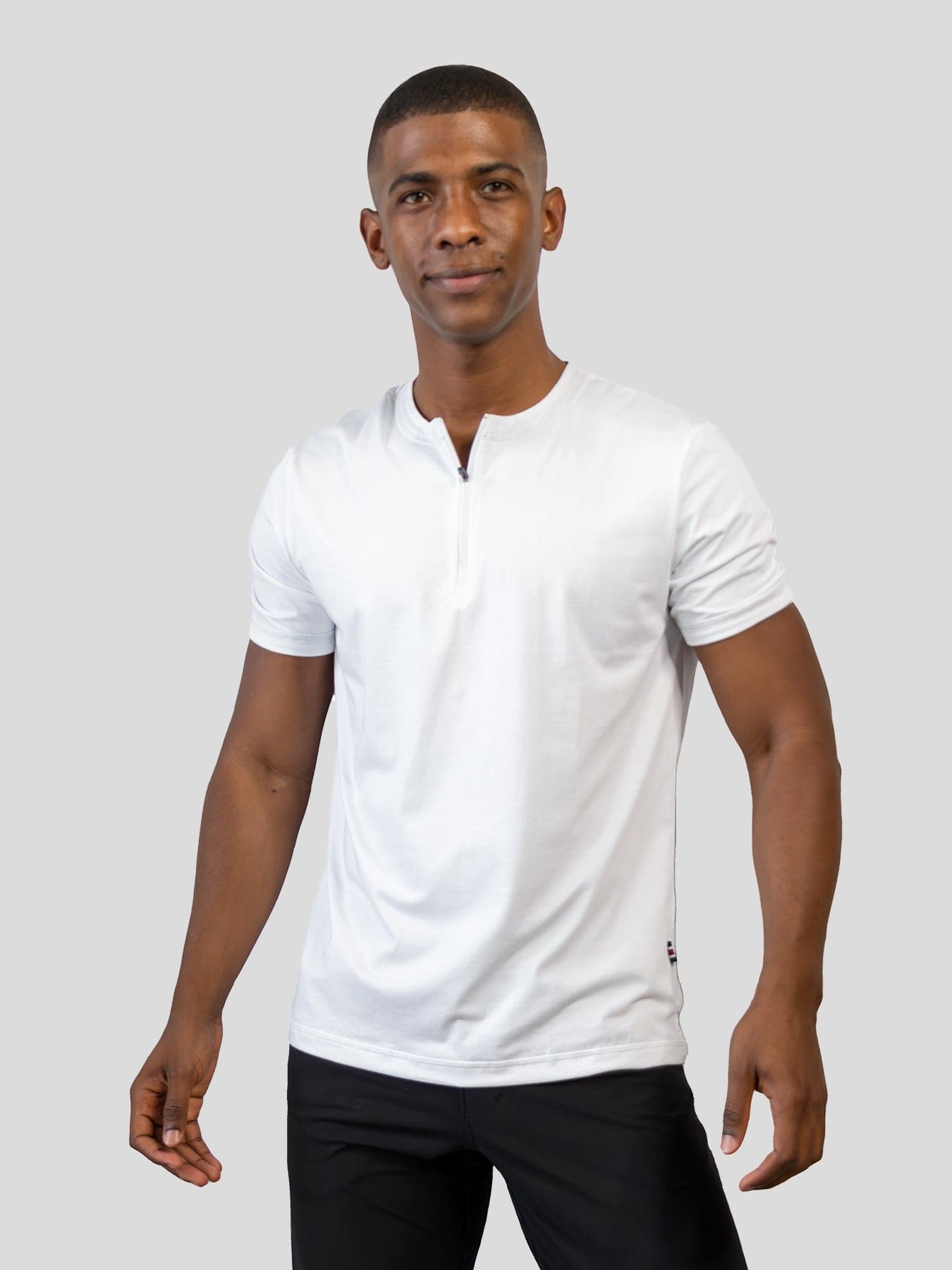 StayCool 2.0 Split-Hem Half-Zip Sports Tee