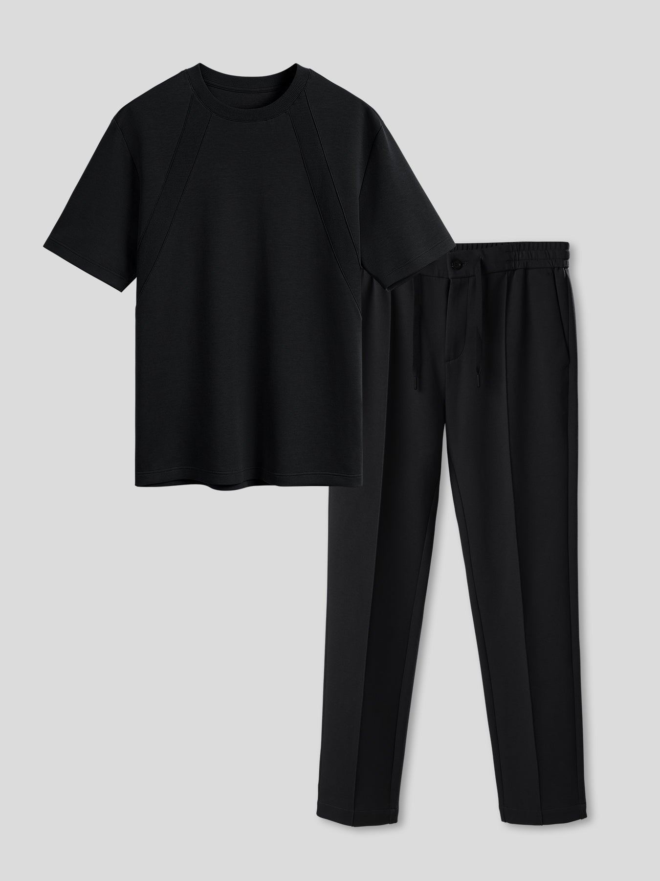 Weekend Performance Tee And Smart Casual Pant Set