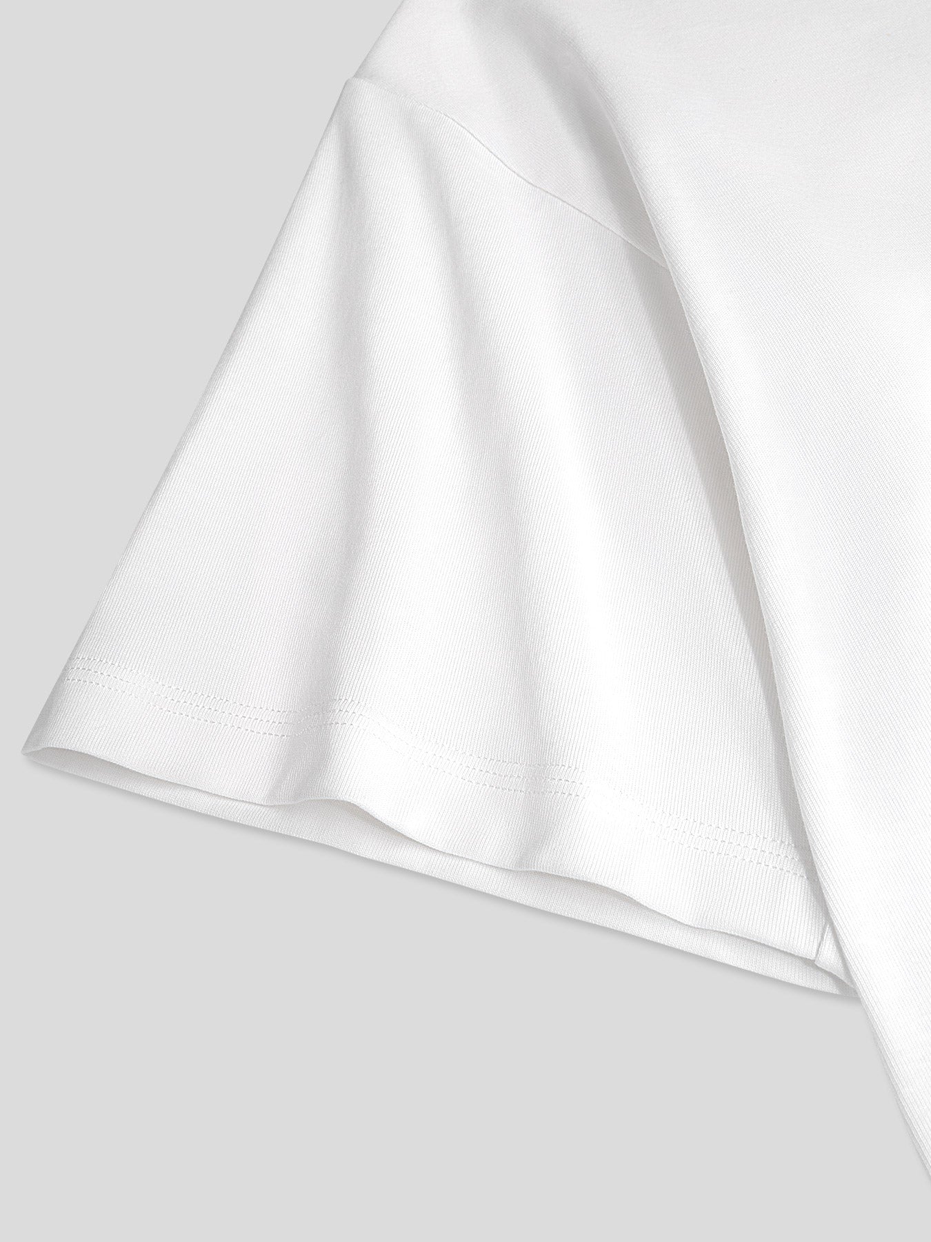 CloudWear Henley Curve-Hem Tee
