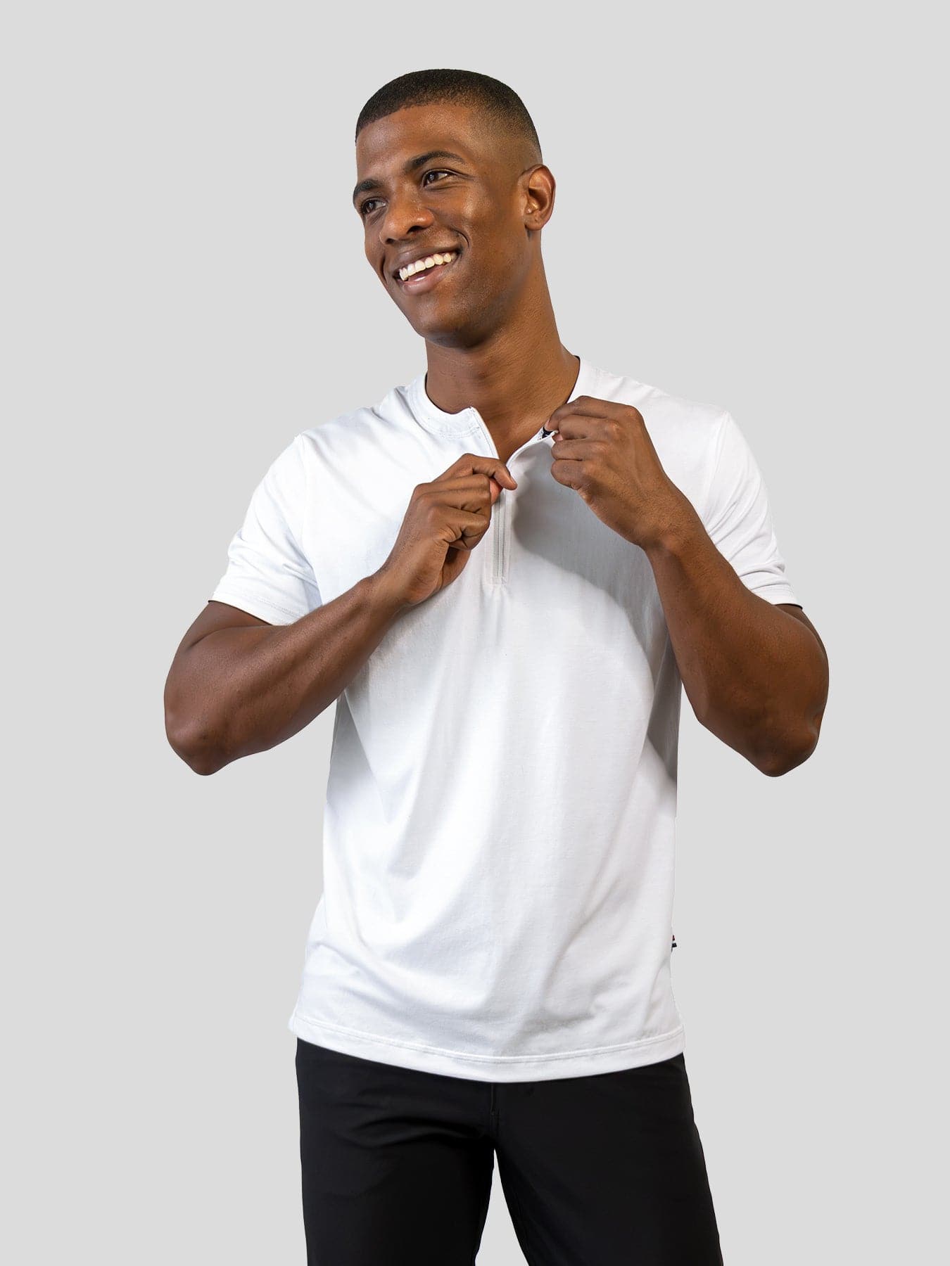 StayCool 2.0 Split-Hem Half-Zip Sports Tee