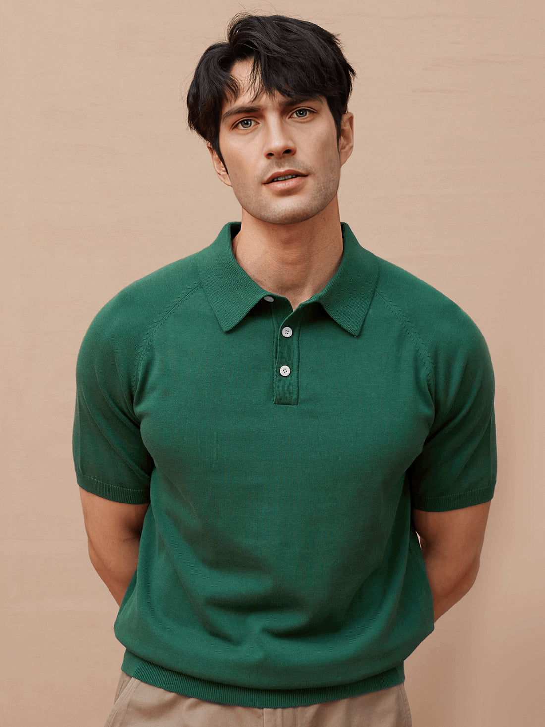 GentleKnit Short Sleeve Knitted Polo |