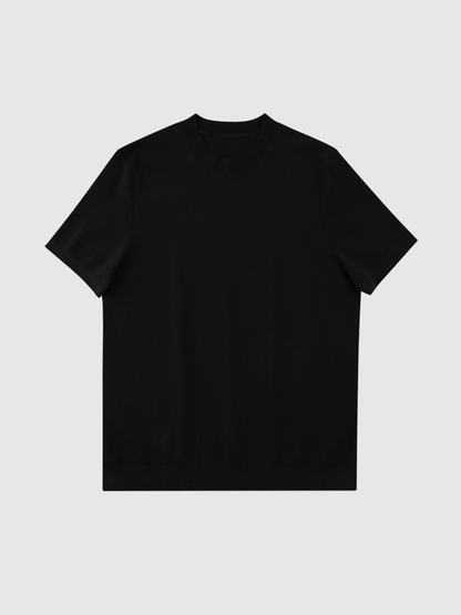 GentleKnit Short Sleeve Knitted T-Shirt