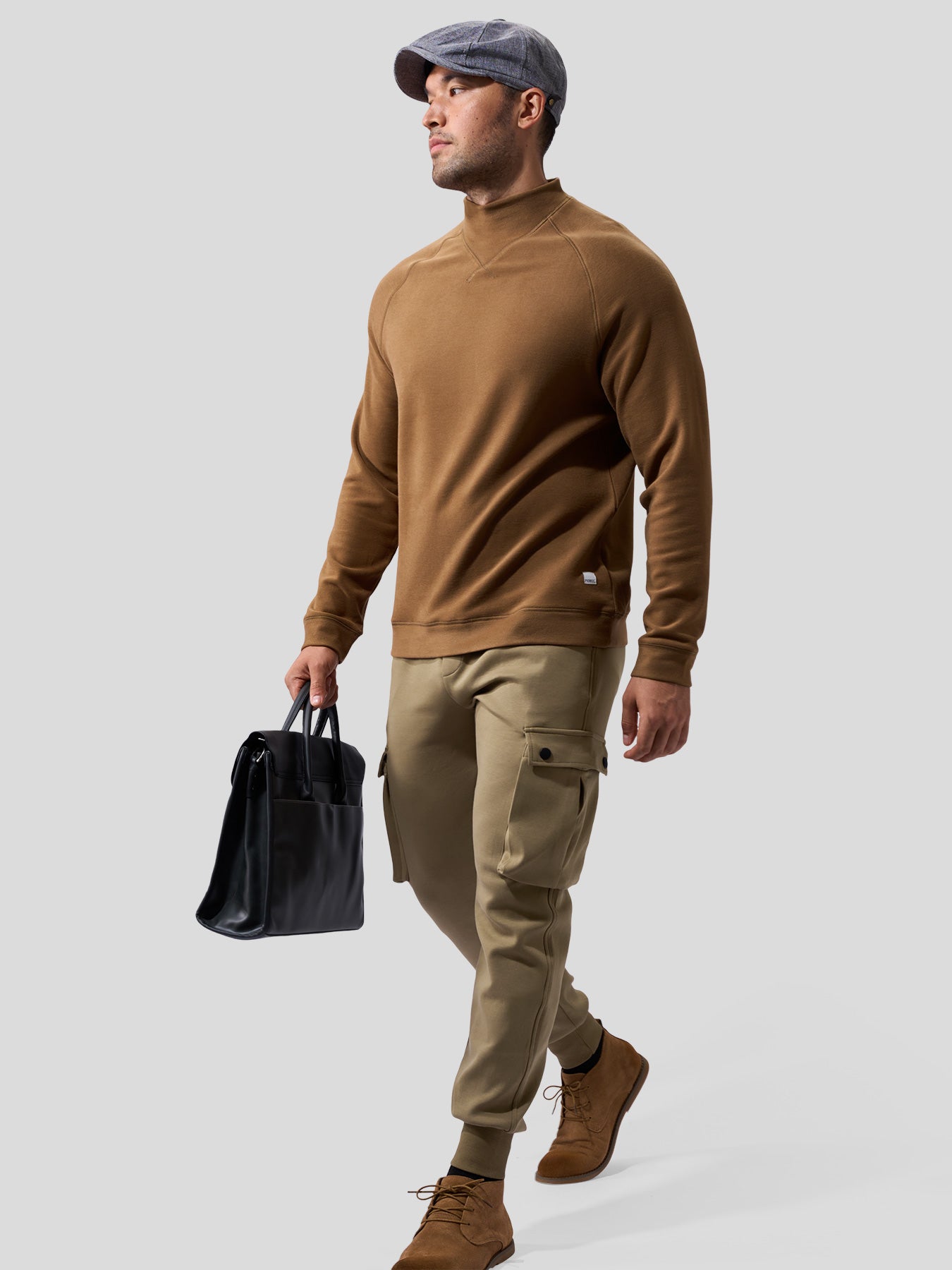 Thermo Fleece Mock Neck Sweatshirt