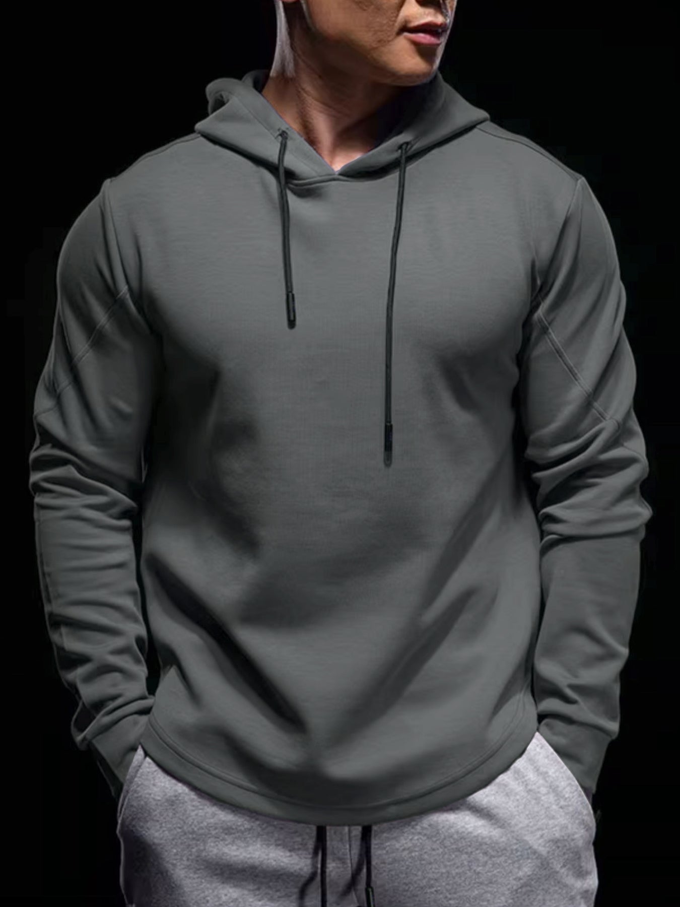 Cozyspacer Curve Hem Hoodie And Jogger Set