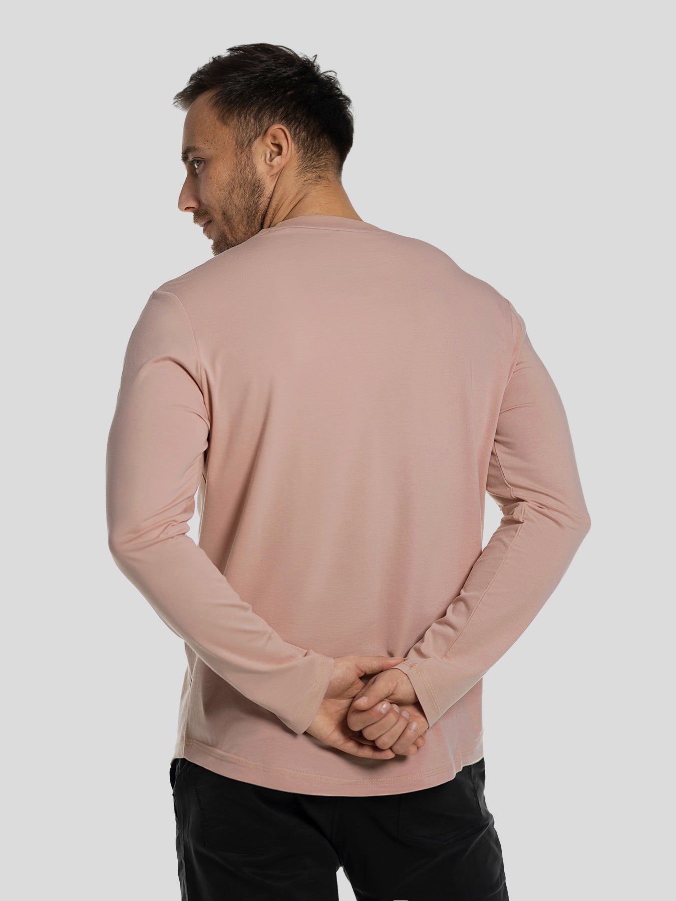 StaySmooth Slim Fit Long Sleeve Curve Hem Tee: New Colors