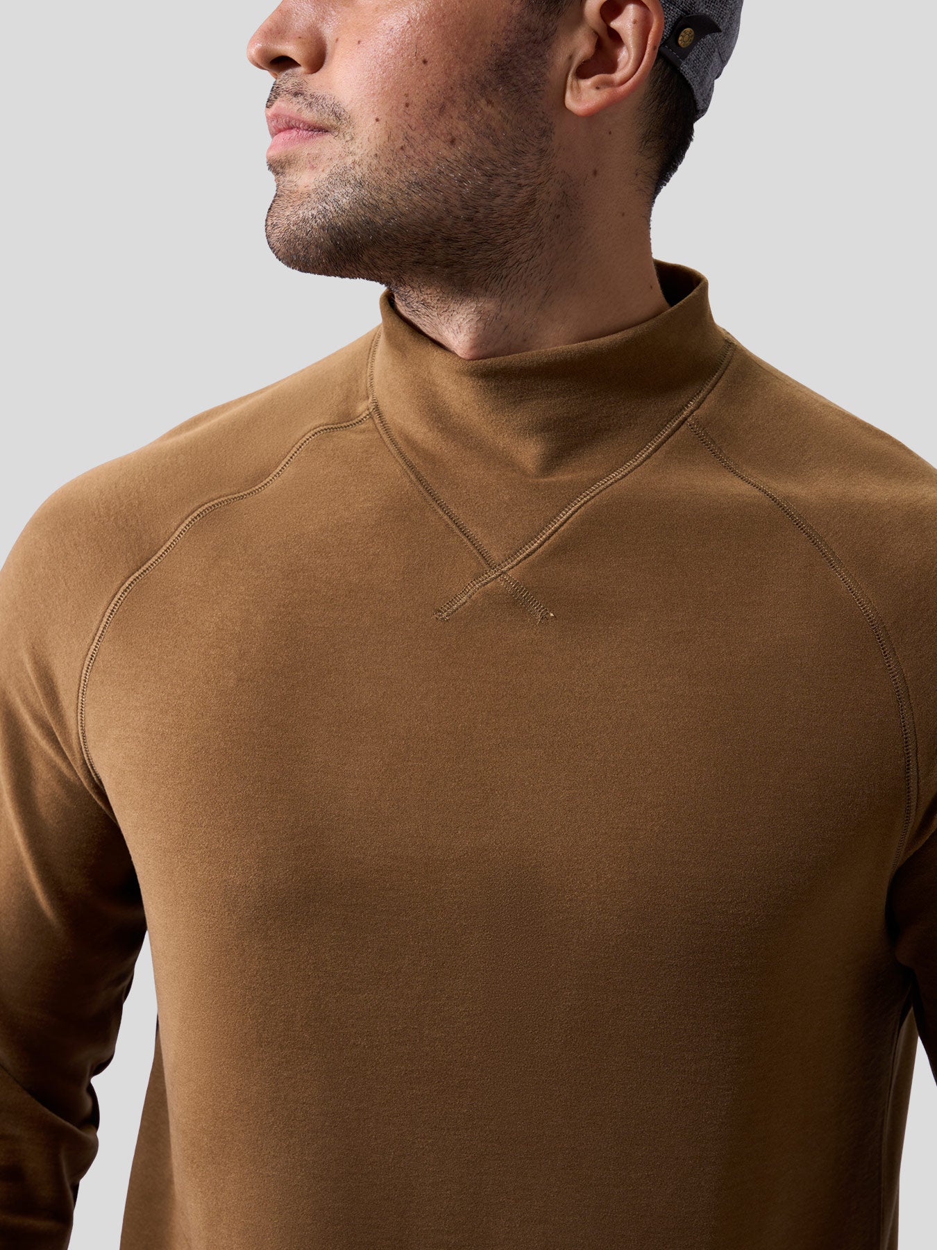 Thermo Fleece Mock Neck Sweatshirt