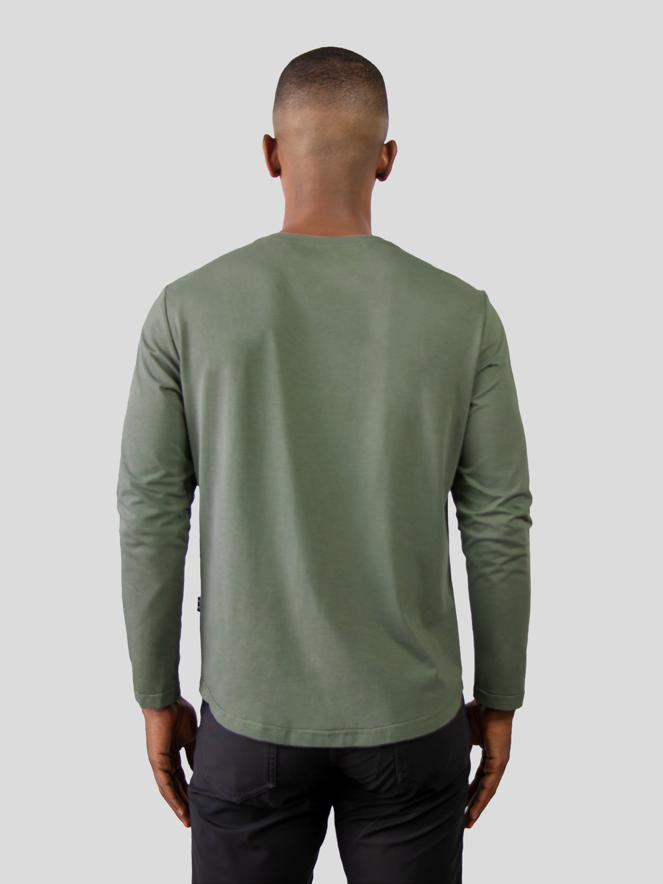 StaySmooth Slim Fit Long Sleeve Curve Hem Tee: New Colors