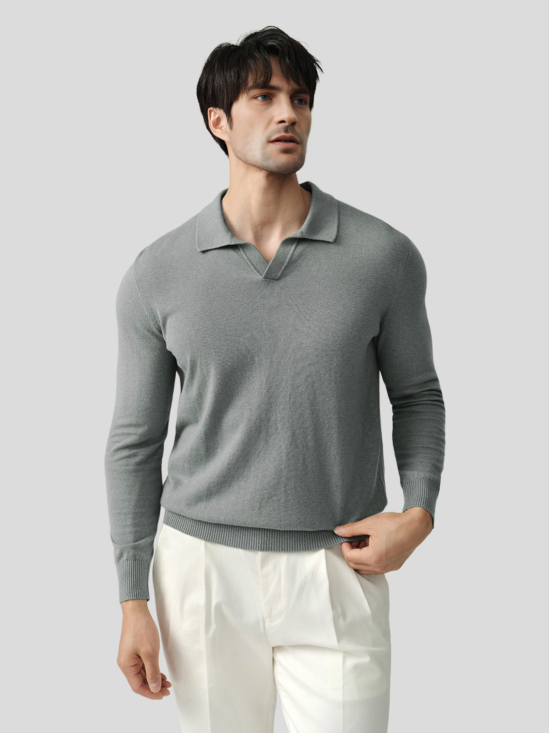GentleKnit Polo Sweater |