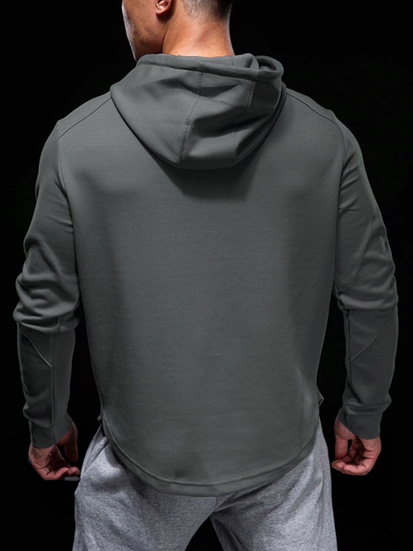 Cozyspacer Curve Hem Hoodie And Jogger Set
