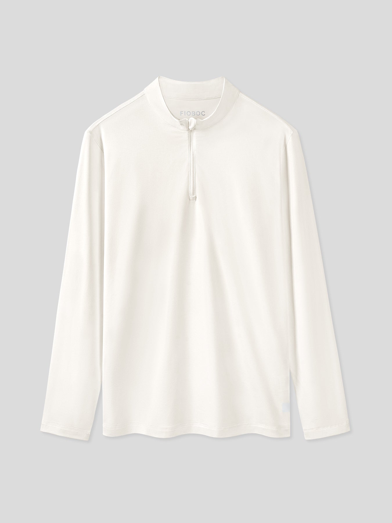 Velou Half Zip Long Sleeve Tee