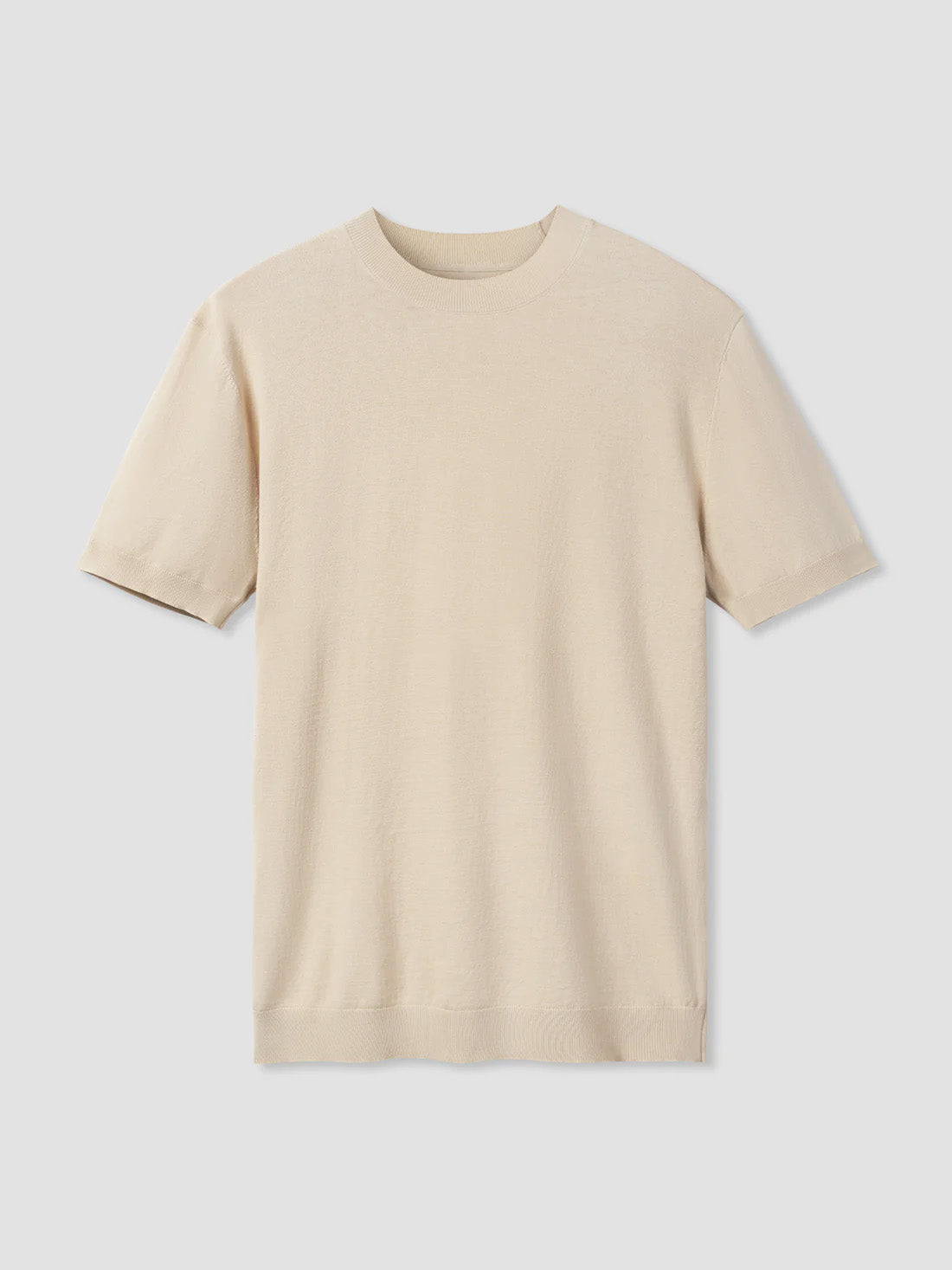 GentleKnit Short Sleeve Knitted T-Shirt