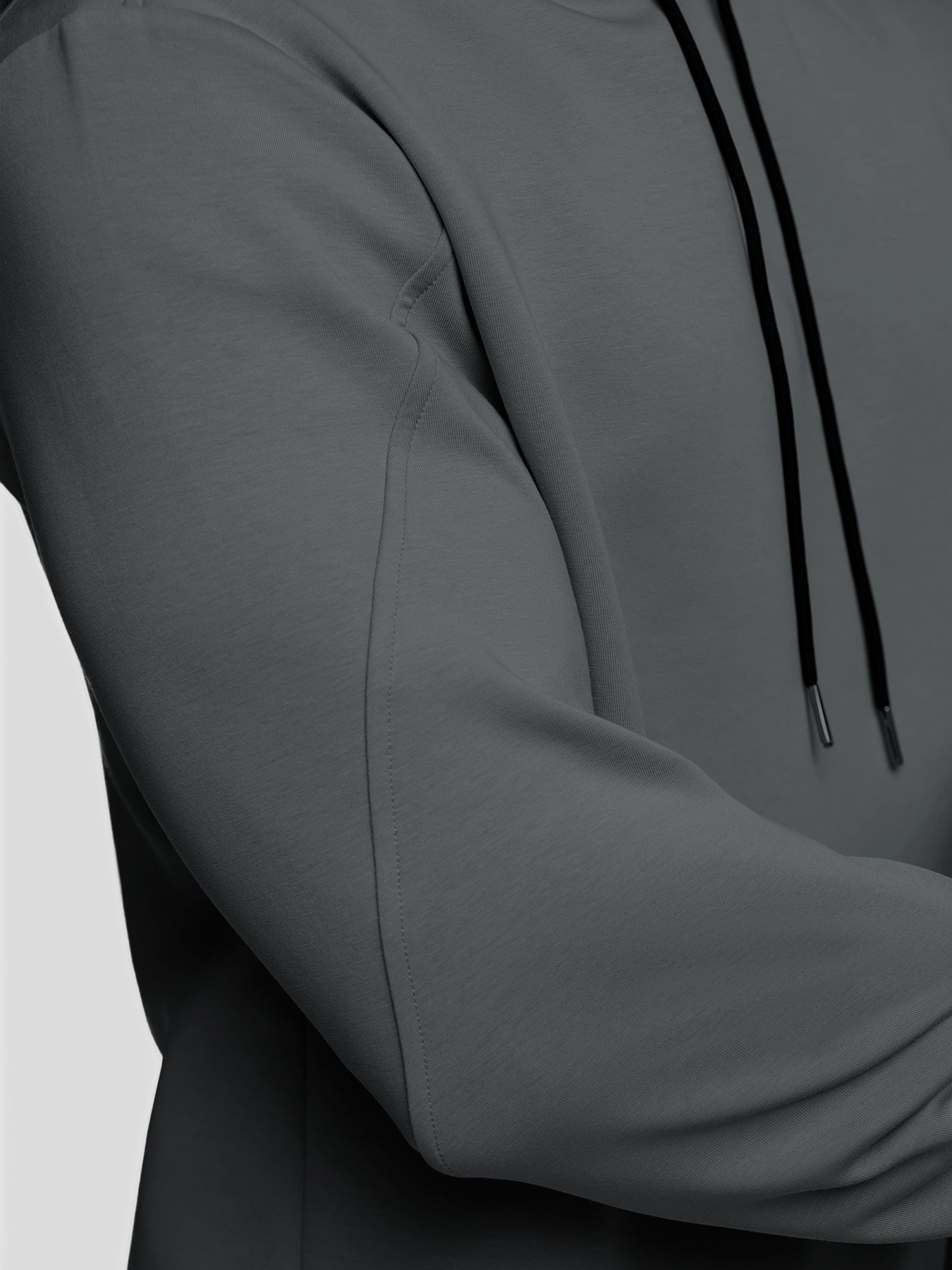 CozySpacer Curve Hem Hoodie
