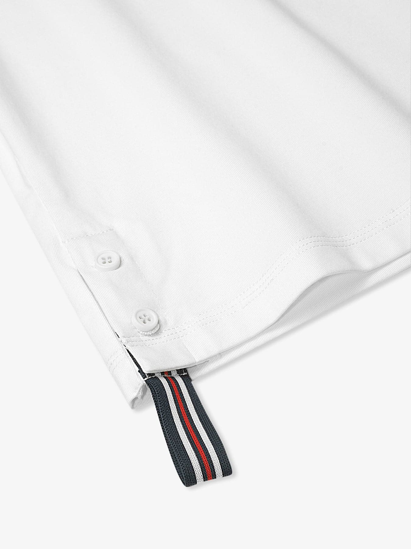 Basic Tee With Side Button Detail Hem