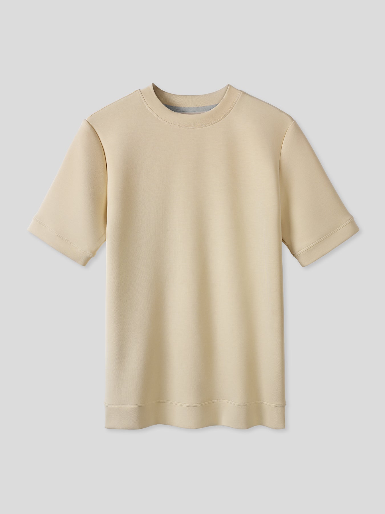 Modal Blend Short Sleeve Tee And Cozyapscer Straight Leg Pant Set