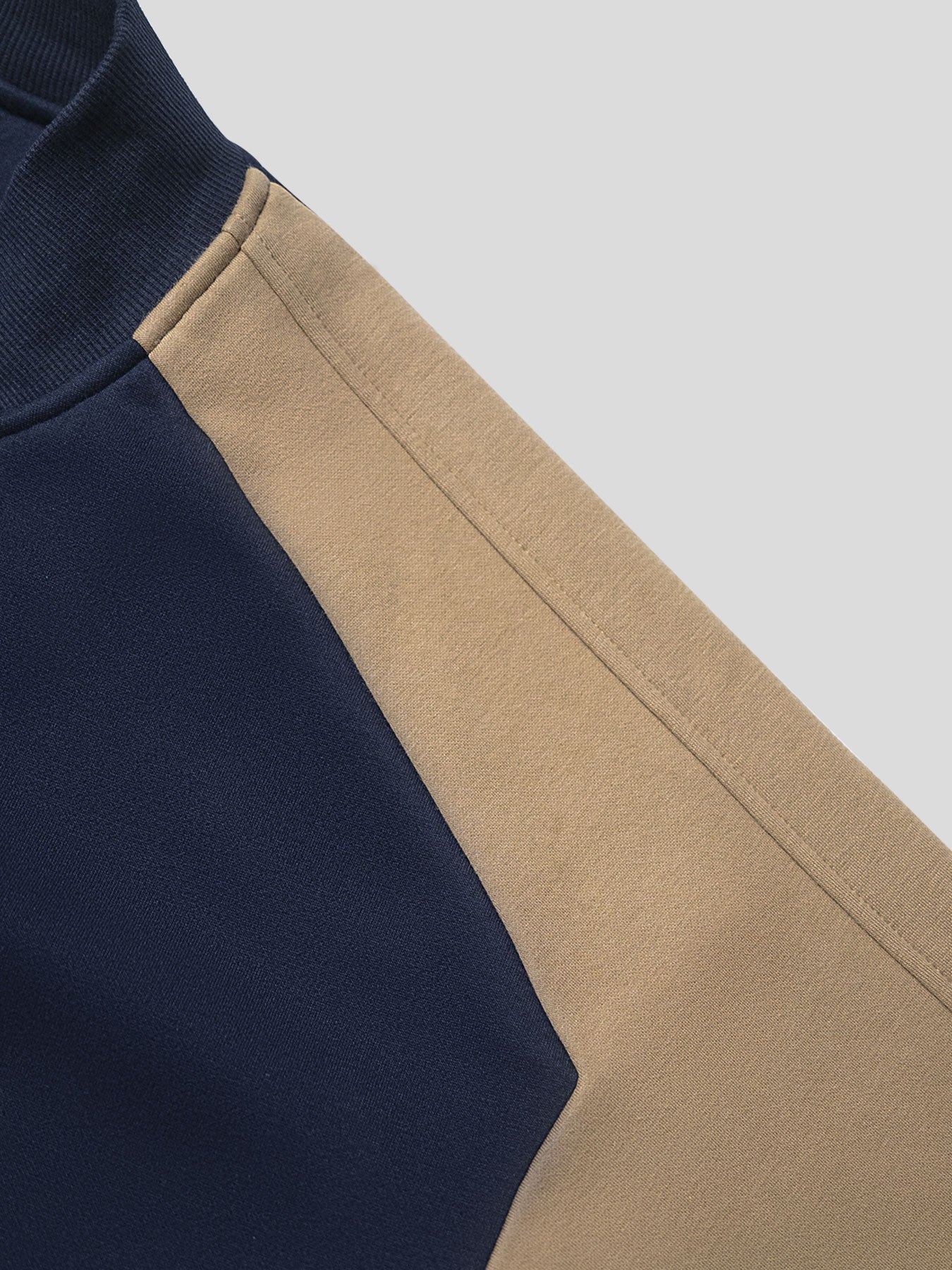 Contrast Color Varsity Jacket