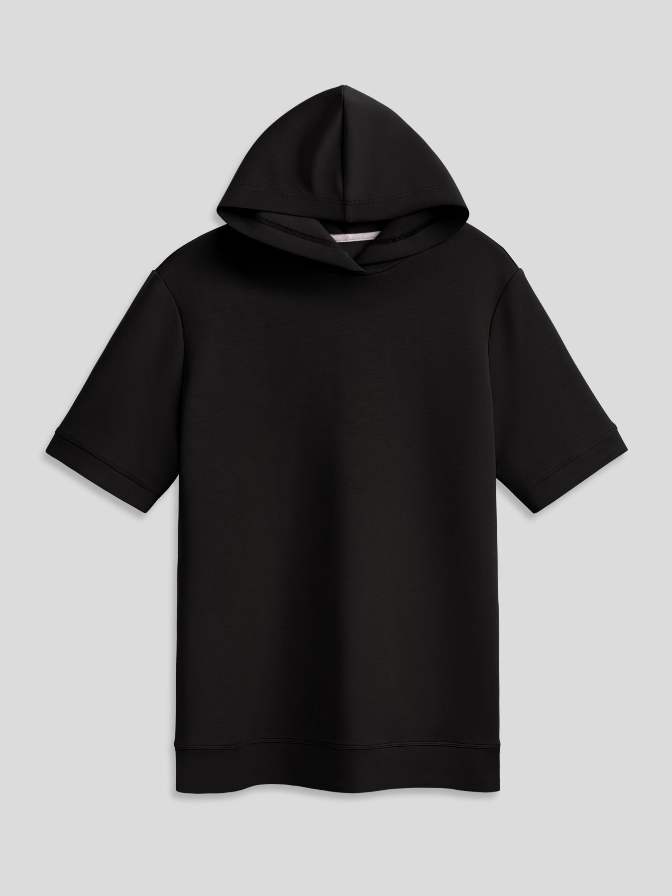 Modal Blend Short Sleeve Hoodie