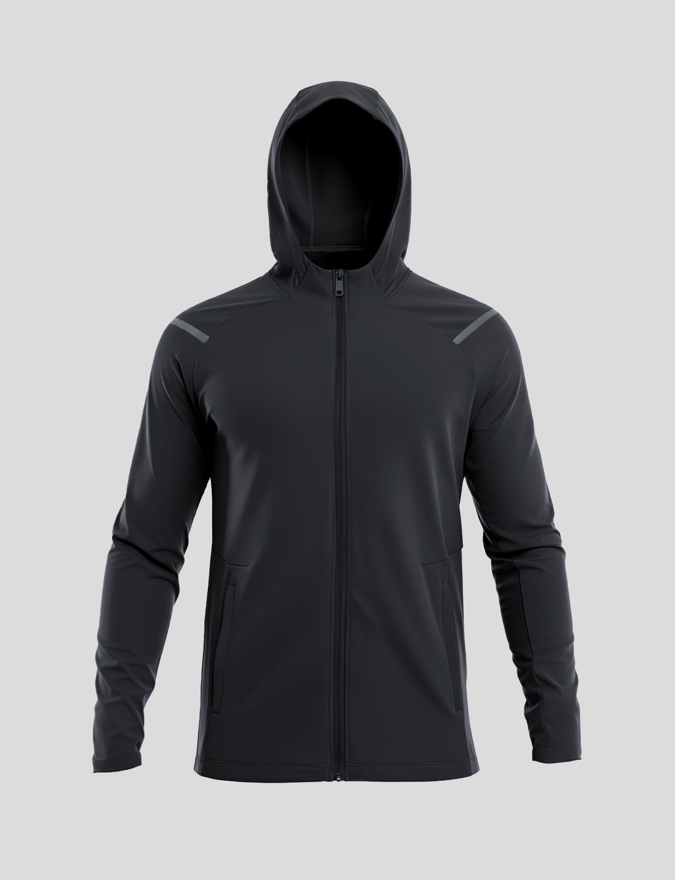 SmoothBlend Quick Dry Sports Fitness Hooded Jacket