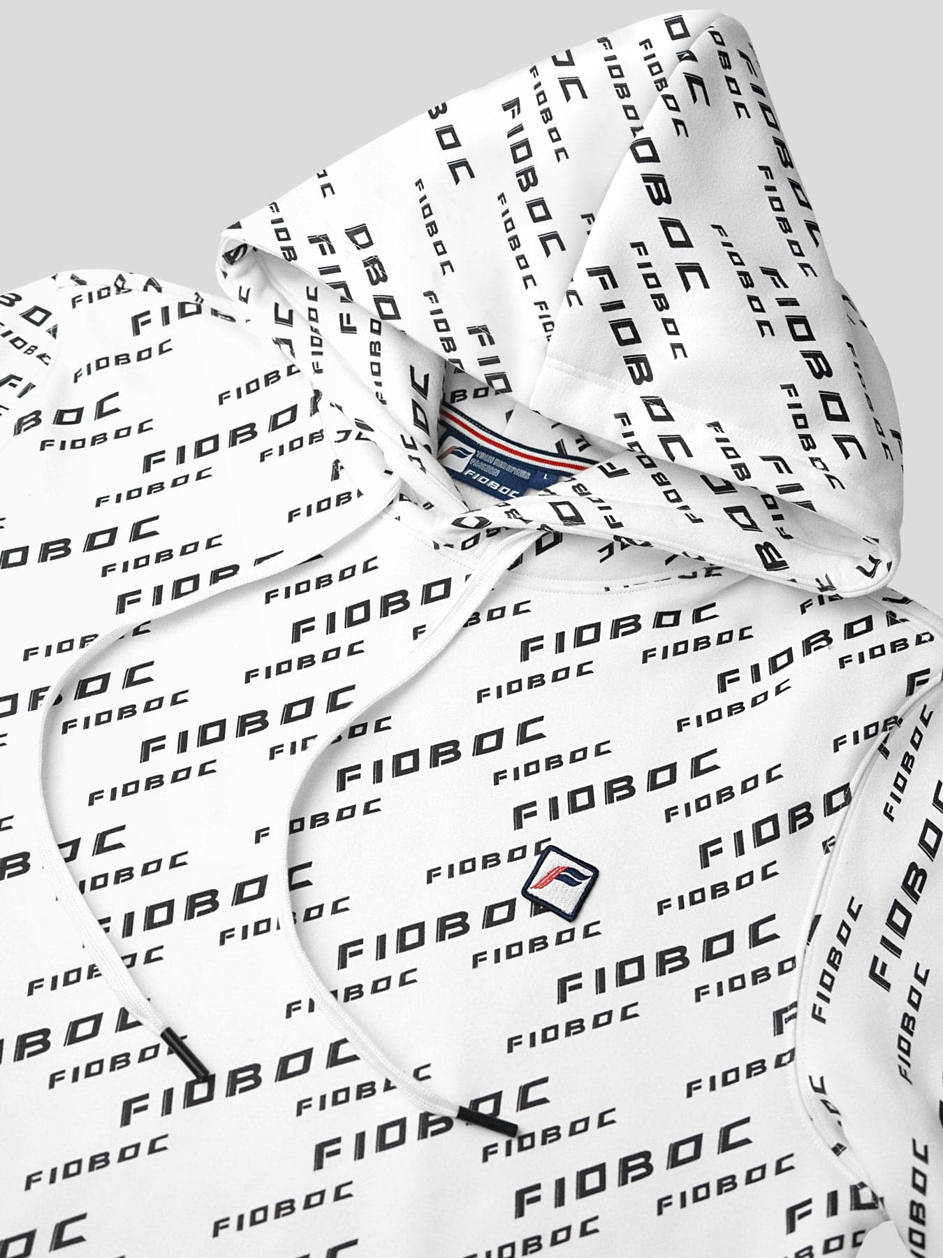 All-Over Logo Printed Hoodie