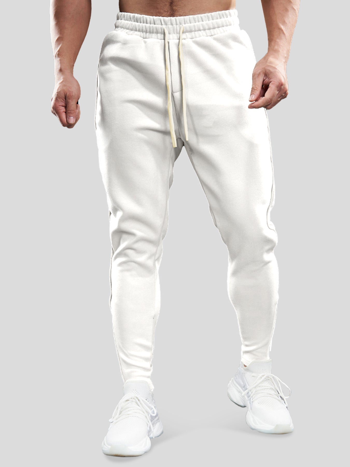 Cozyspacer Suedepatch Sweatshirt And Zip Ankle Jogger Set