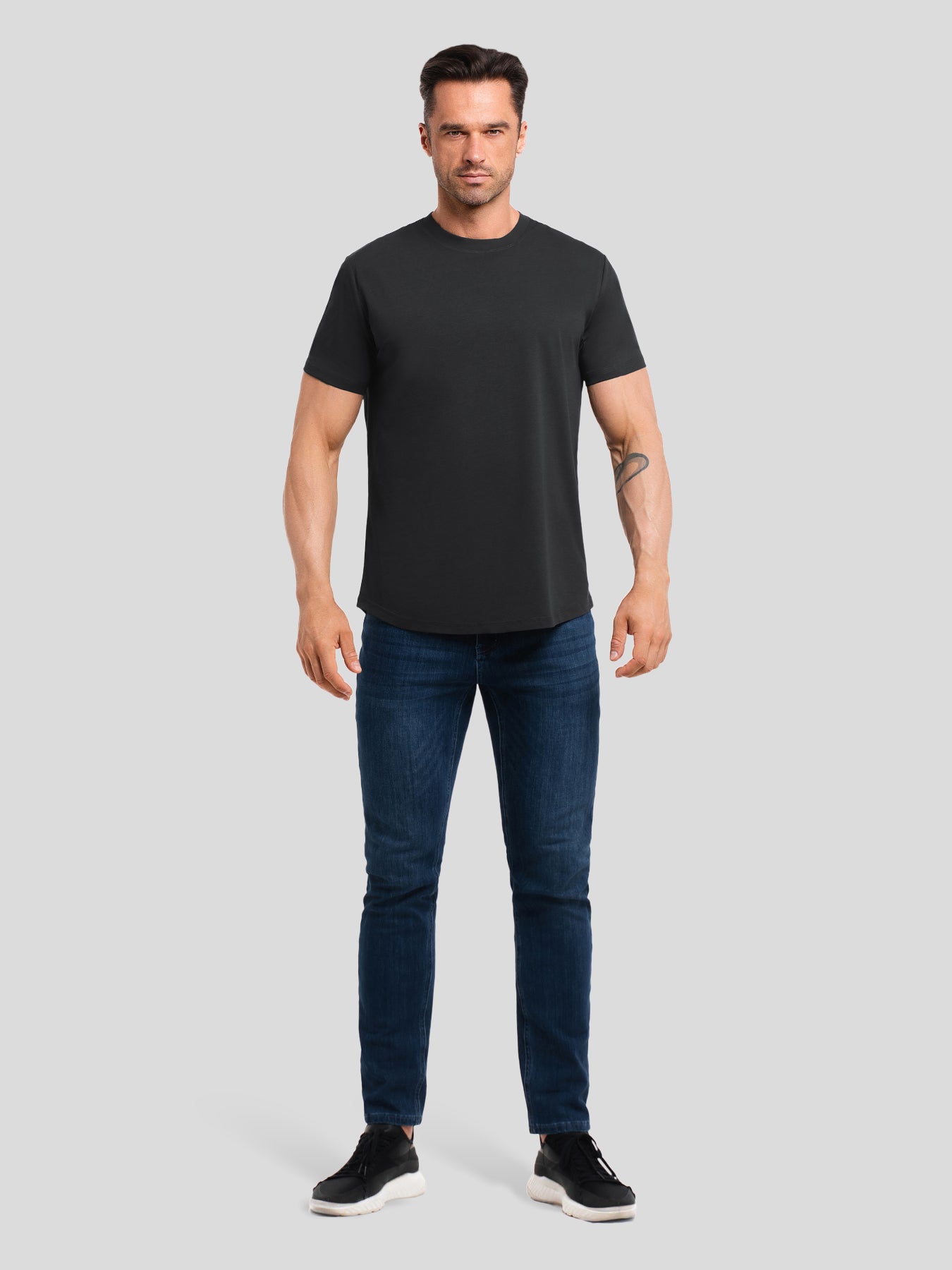 StayCool 2.0 Slim-Fit Curve-Hem Tee: New Colors
