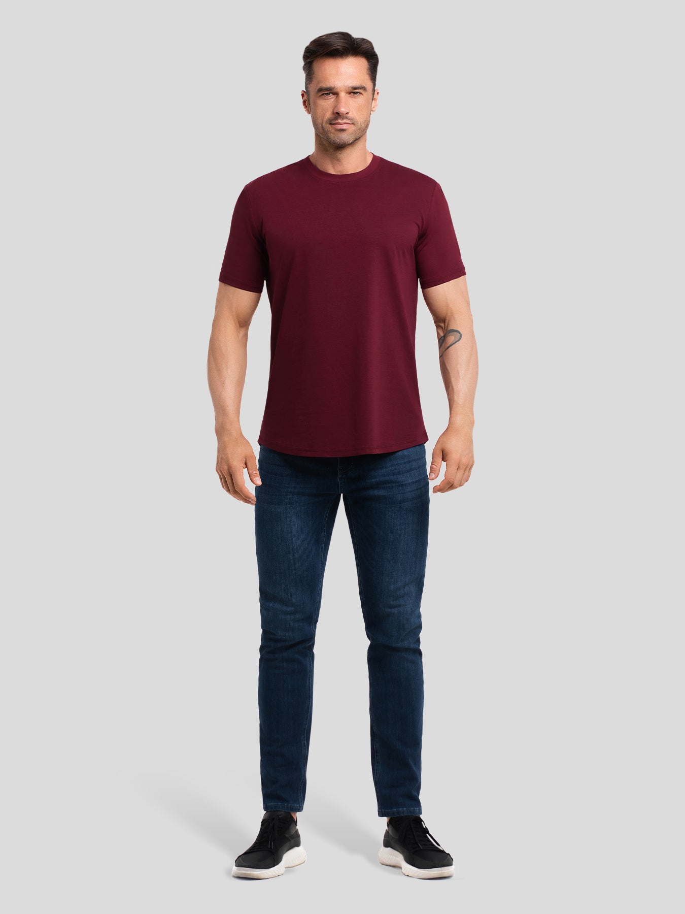 StayCool 2.0 Slim-Fit Curve-Hem Tee: New Colors