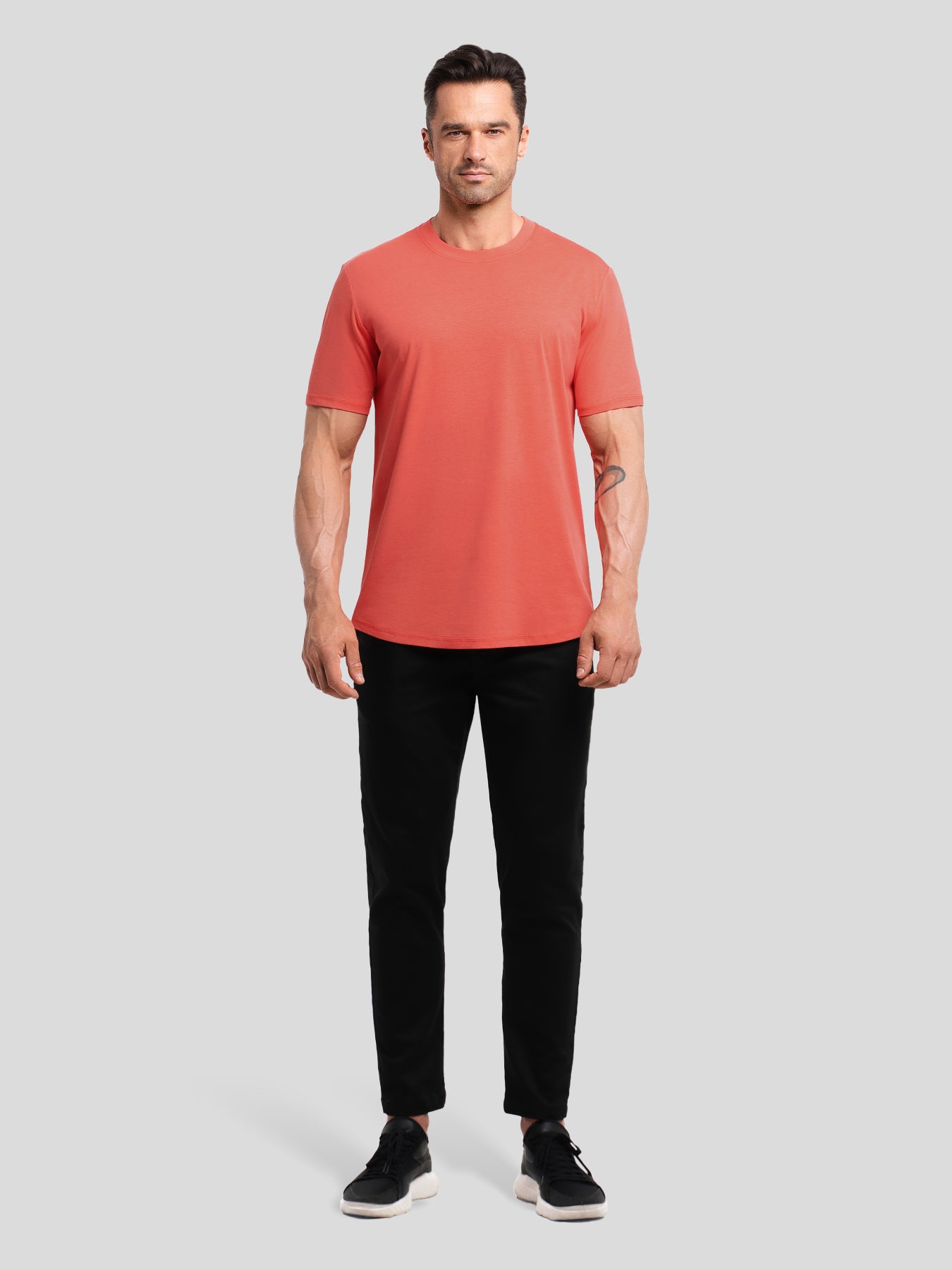 StayCool 2.0 Slim-Fit Curve-Hem Tee: New Colors