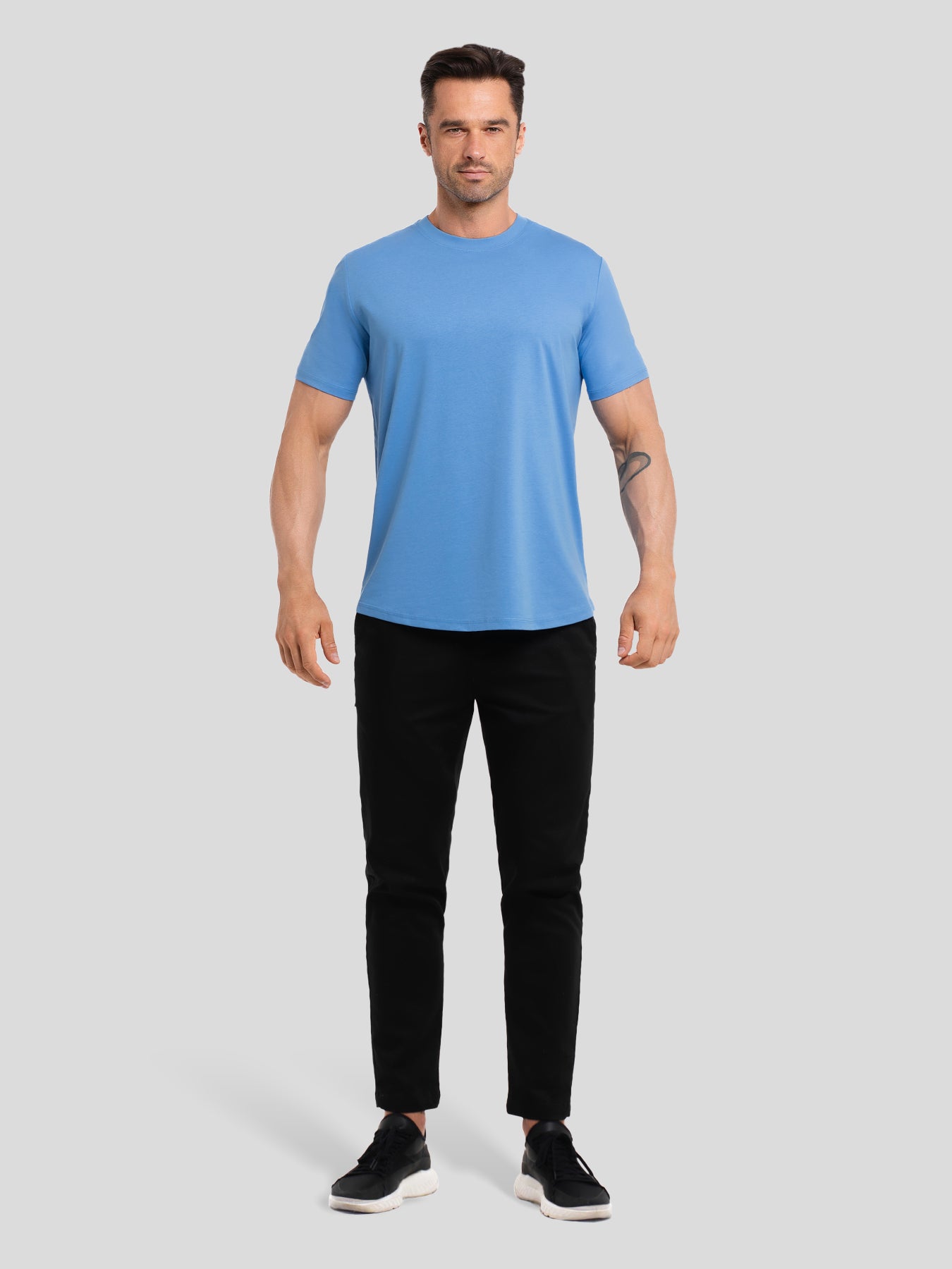 StayCool 2.0 Slim-Fit Curve-Hem Tee: New Colors