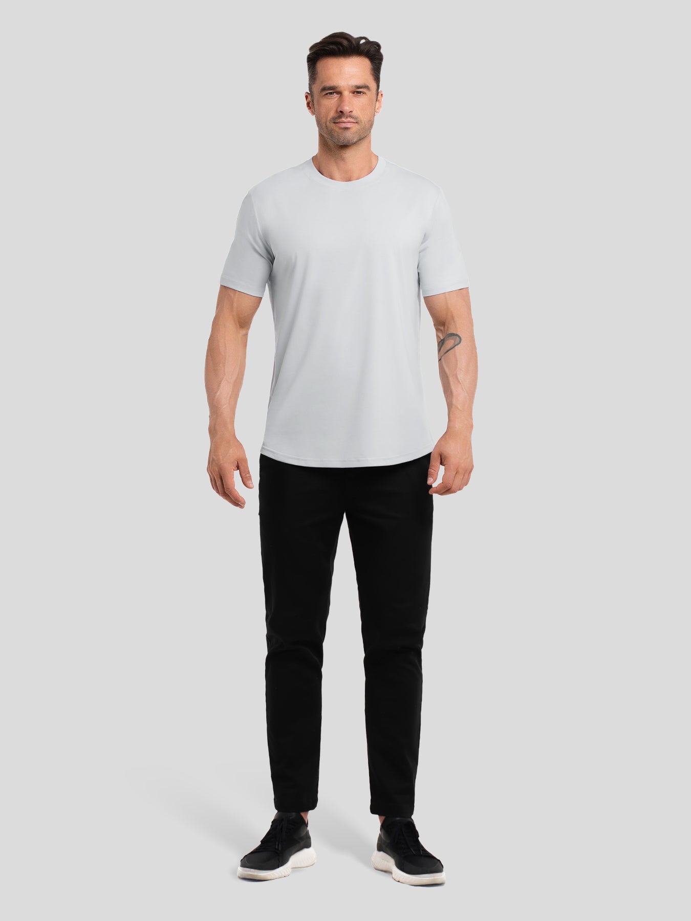 StayCool 2.0 Slim-Fit Curve-Hem Tee: New Colors