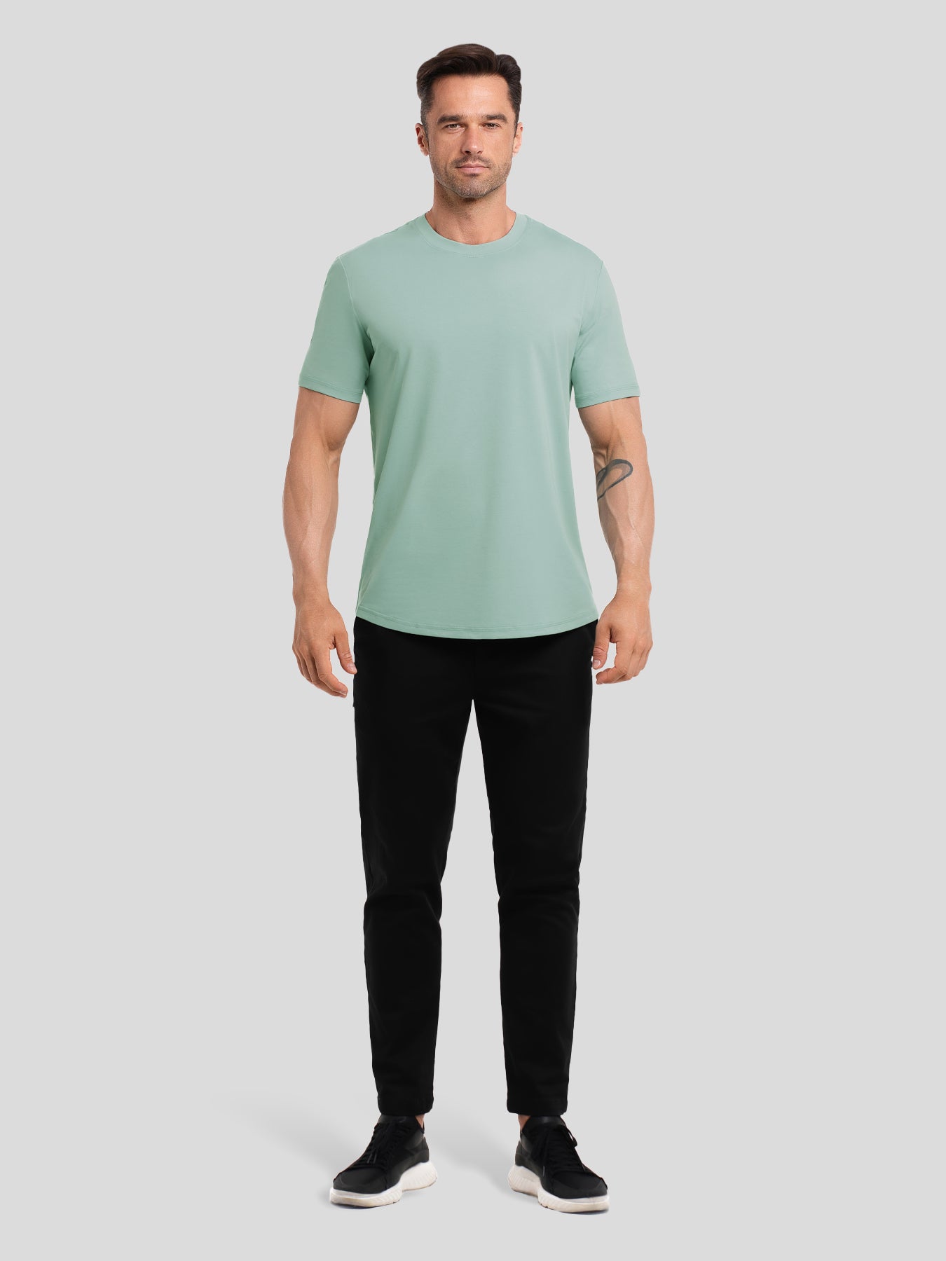 StayCool 2.0 Slim-Fit Curve-Hem Tee: New Colors