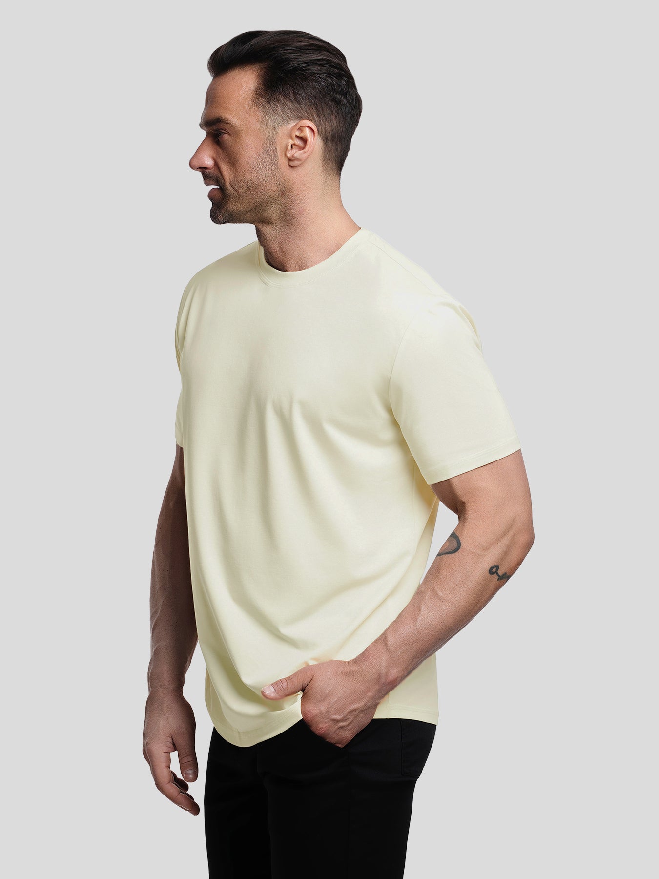 StayCool 2.0 Slim-Fit Curve-Hem Tee: New Colors