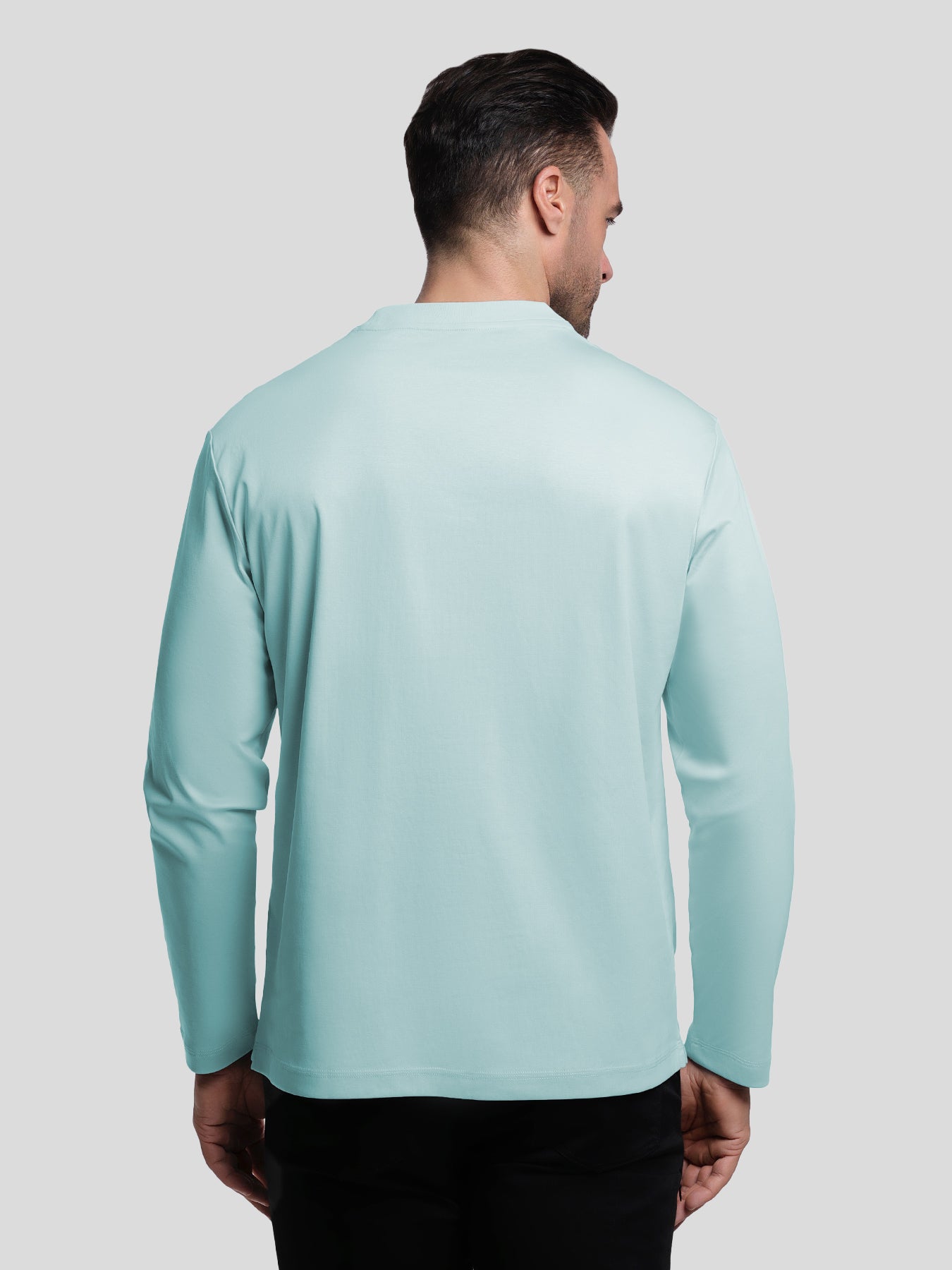 CloudWear 2.0 Split-Hem Long Sleeve Tee: Slim Fit