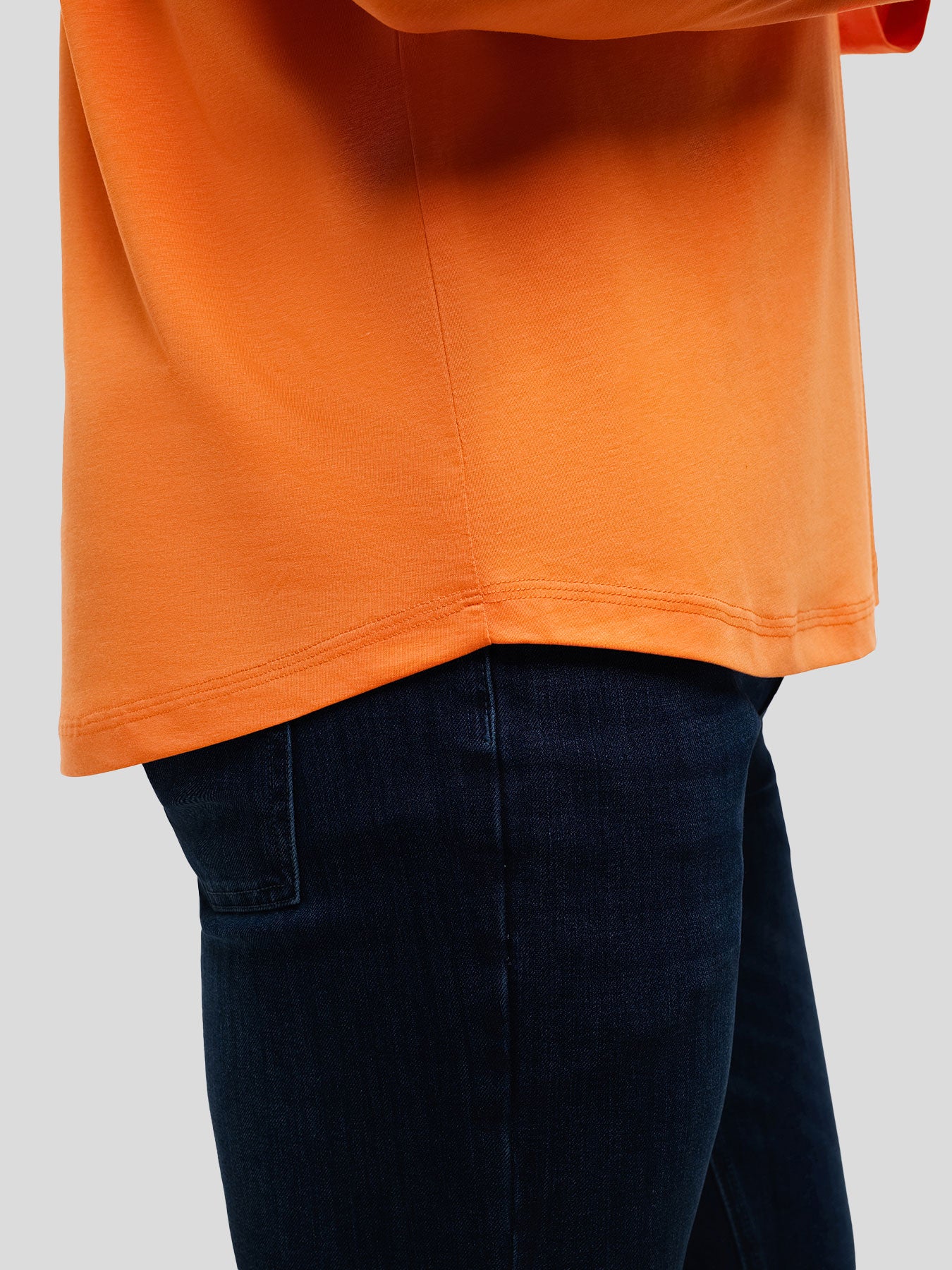 StaySmooth Slim Fit Long Sleeve Curve Hem Tee: New Colors