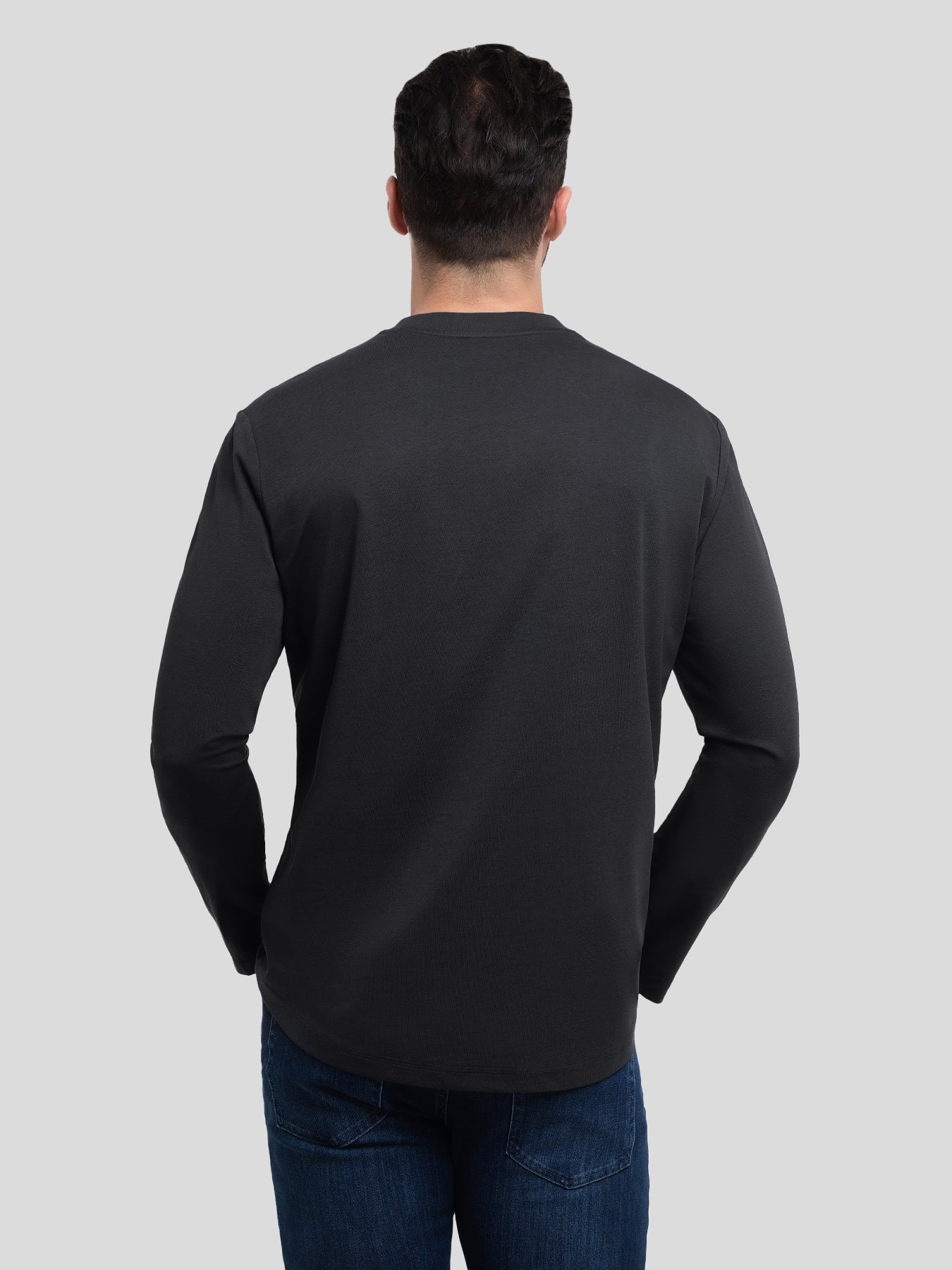 StaySmooth Slim Fit Long Sleeve Curve Hem Tee: New Colors