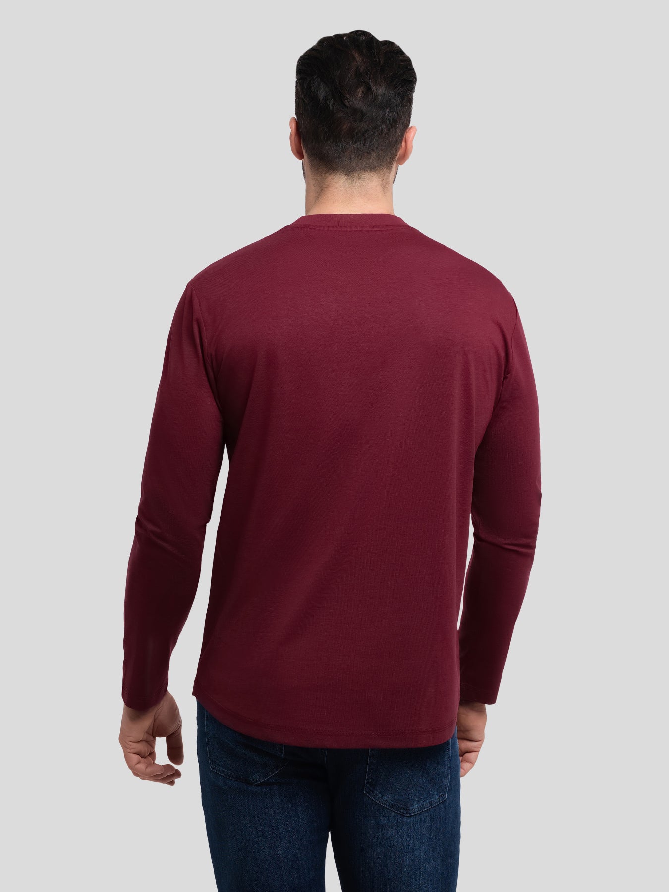 StaySmooth Slim Fit Long Sleeve Curve Hem Tee: New Colors