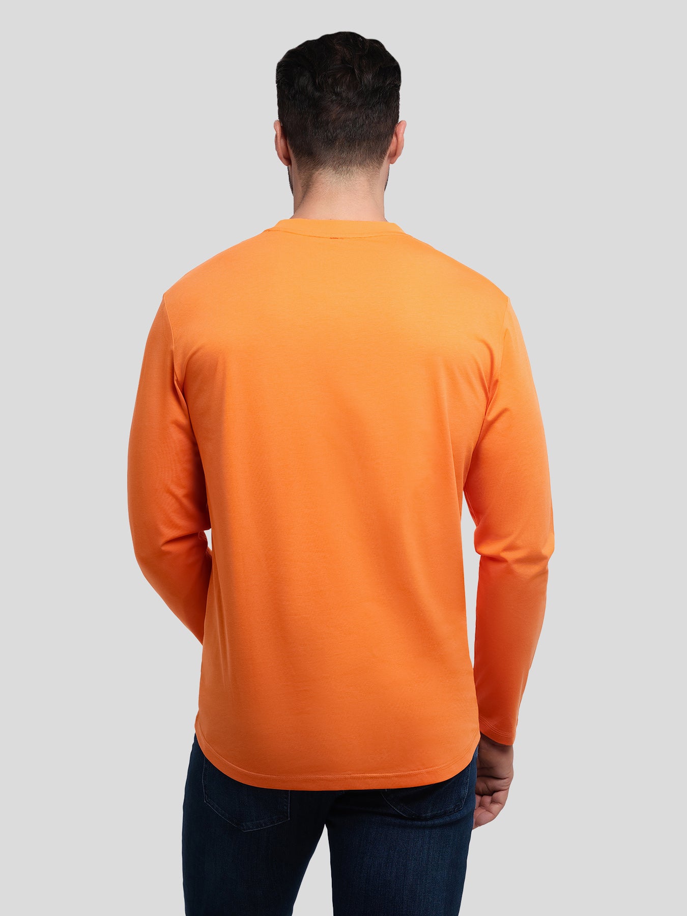 StaySmooth Slim Fit Long Sleeve Curve Hem Tee: New Colors