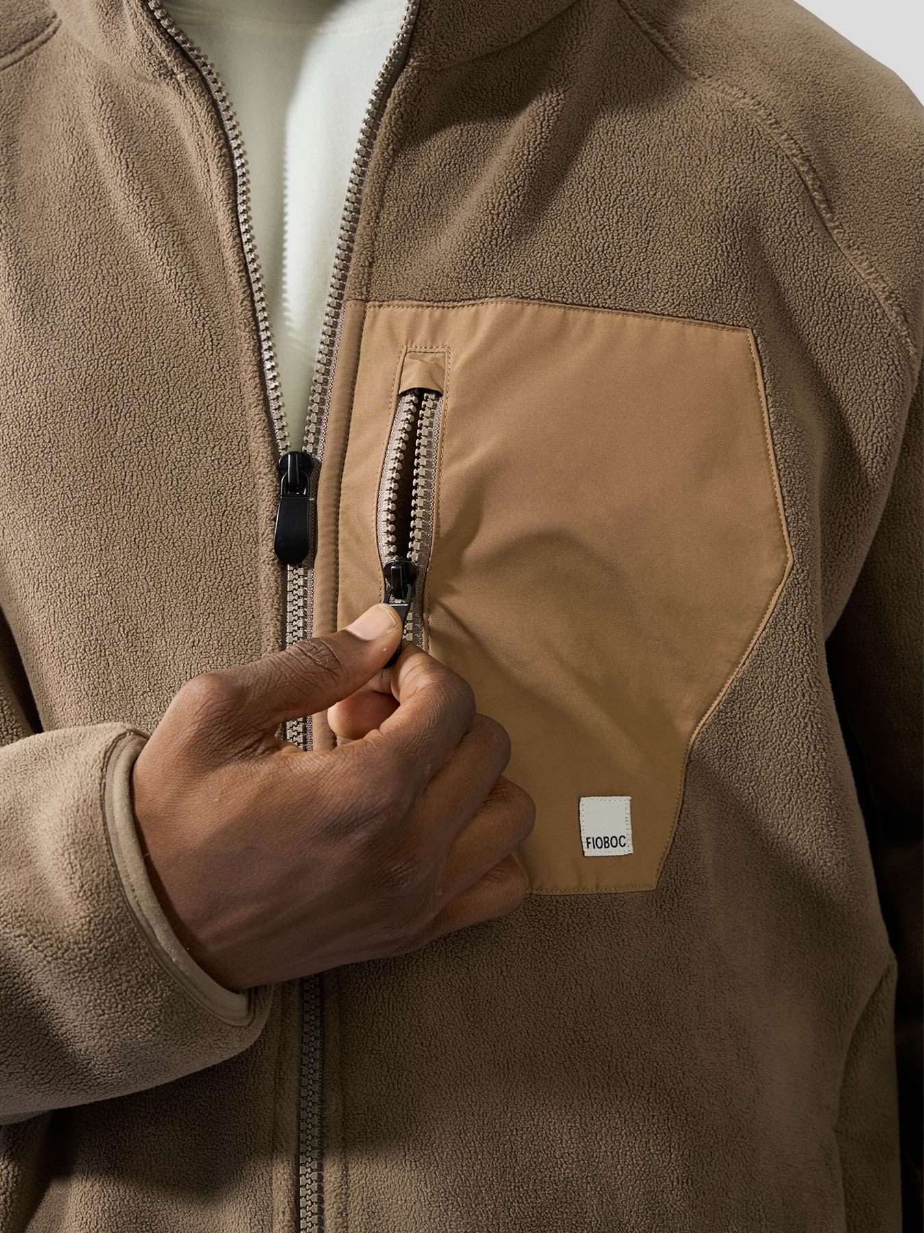Polar Fleece Utility Pocket Jacket