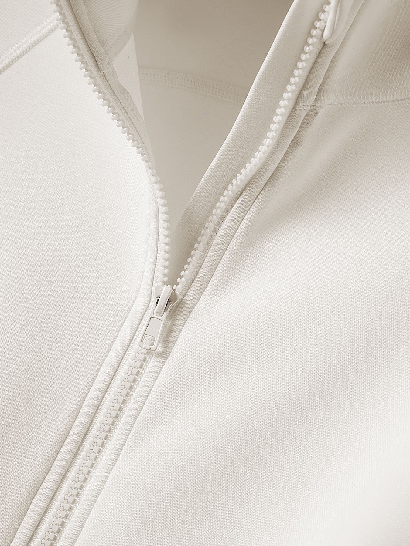 Modal Blend Double Zip Long Sleeve Tee