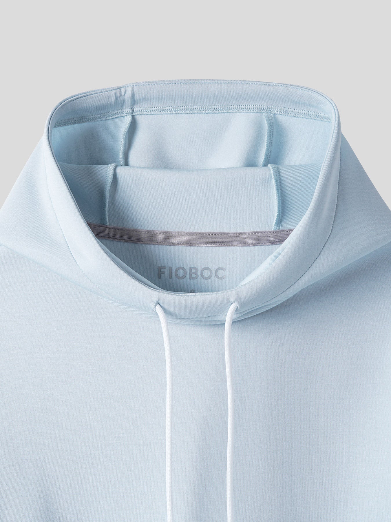 Modal Blend Panel Hoodie with Thumbholes