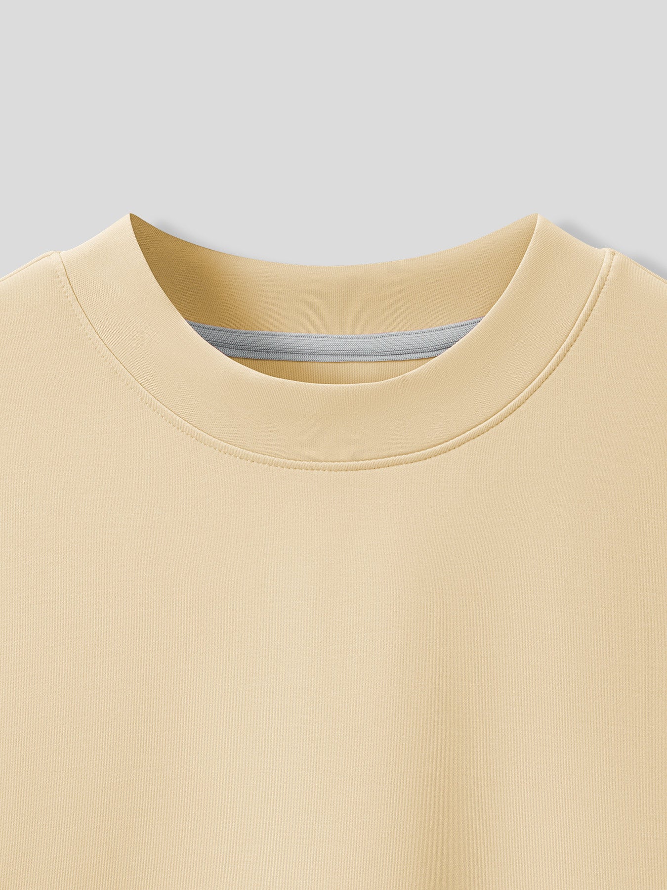 Modal Blend Elbow Patch Long Sleeve Tee:Slim Fit