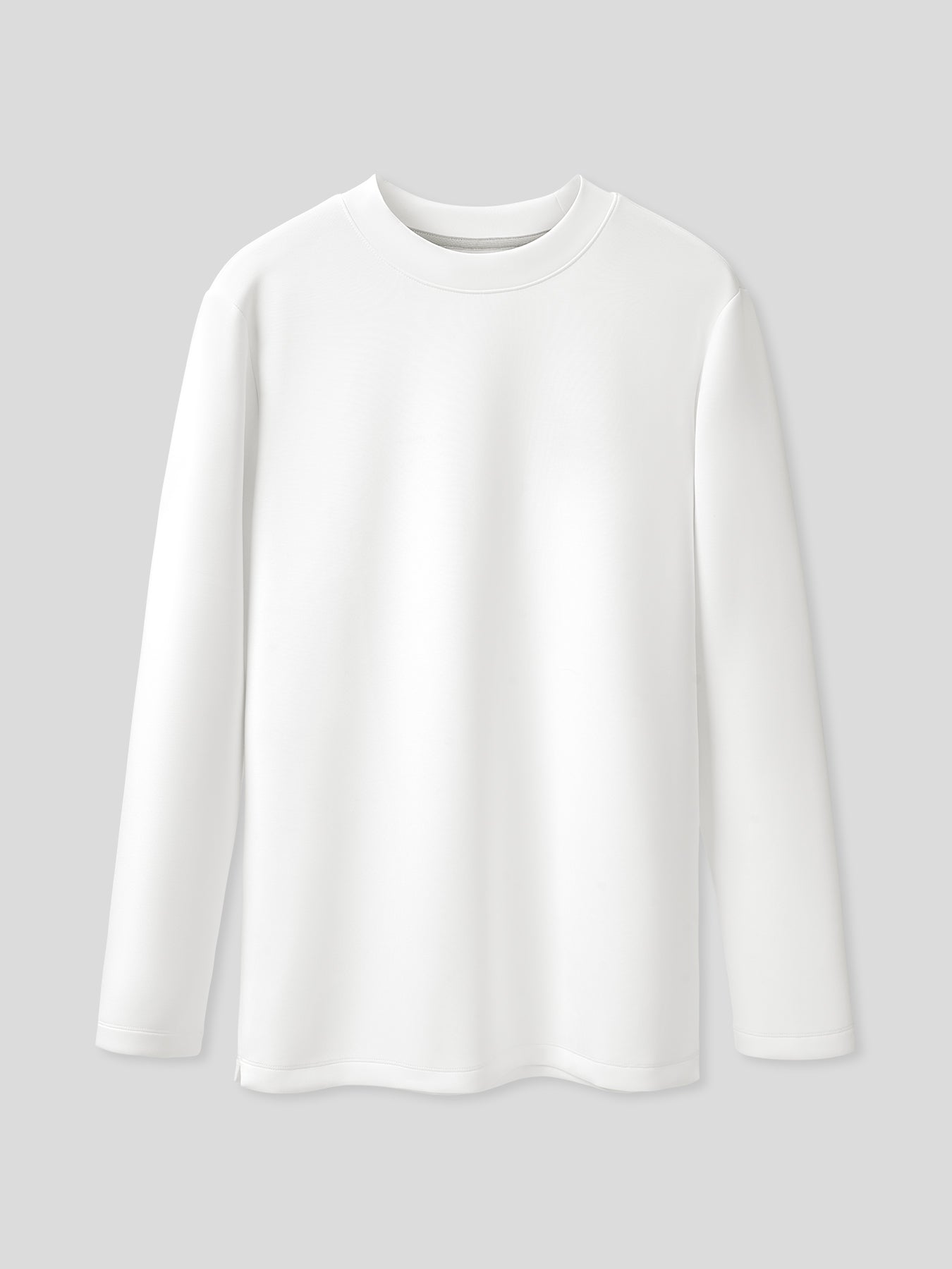 Modal Blend Elbow Patch Long Sleeve Tee:Slim Fit
