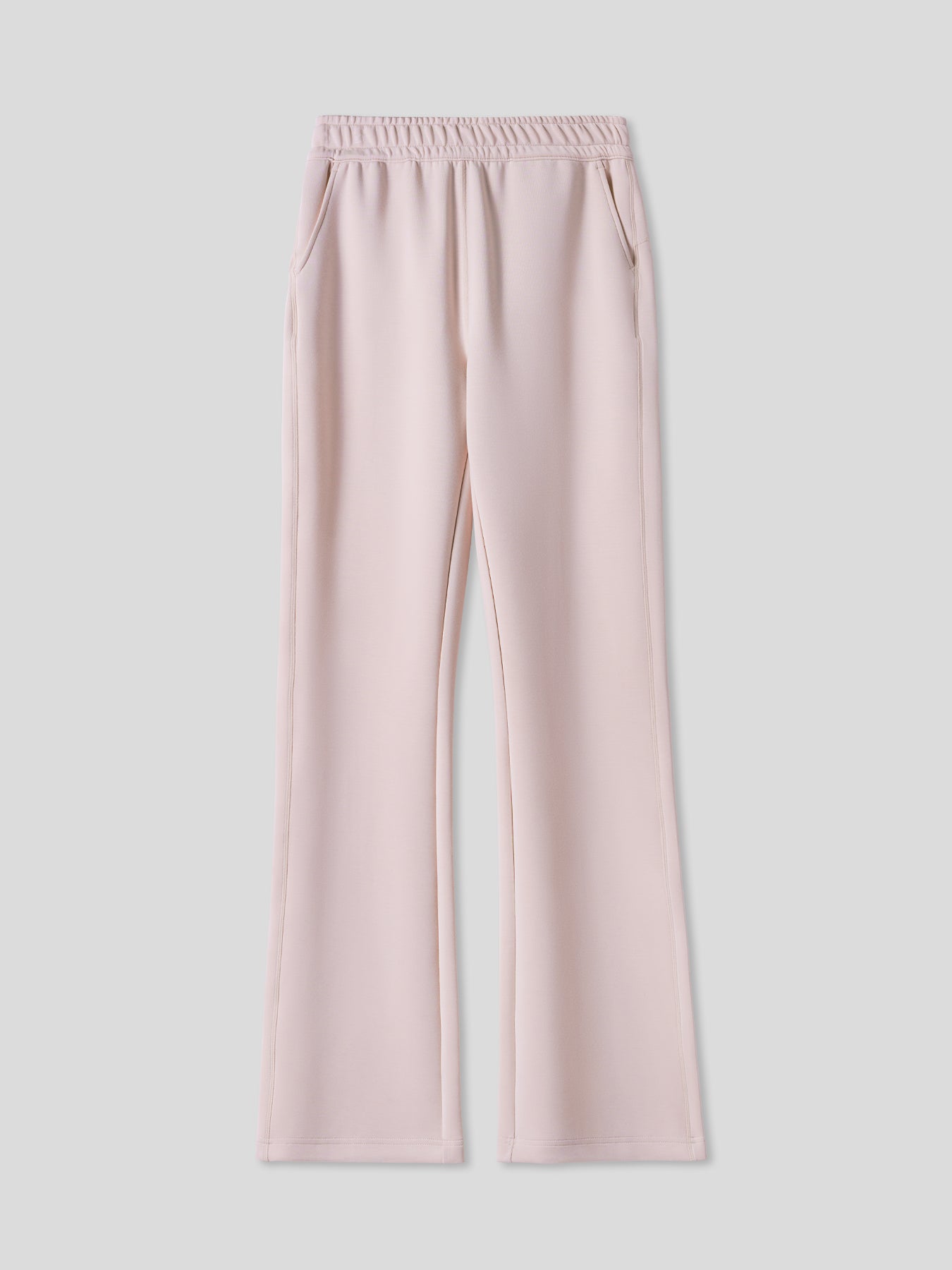 Modal Blend Drawstring Flare Pants