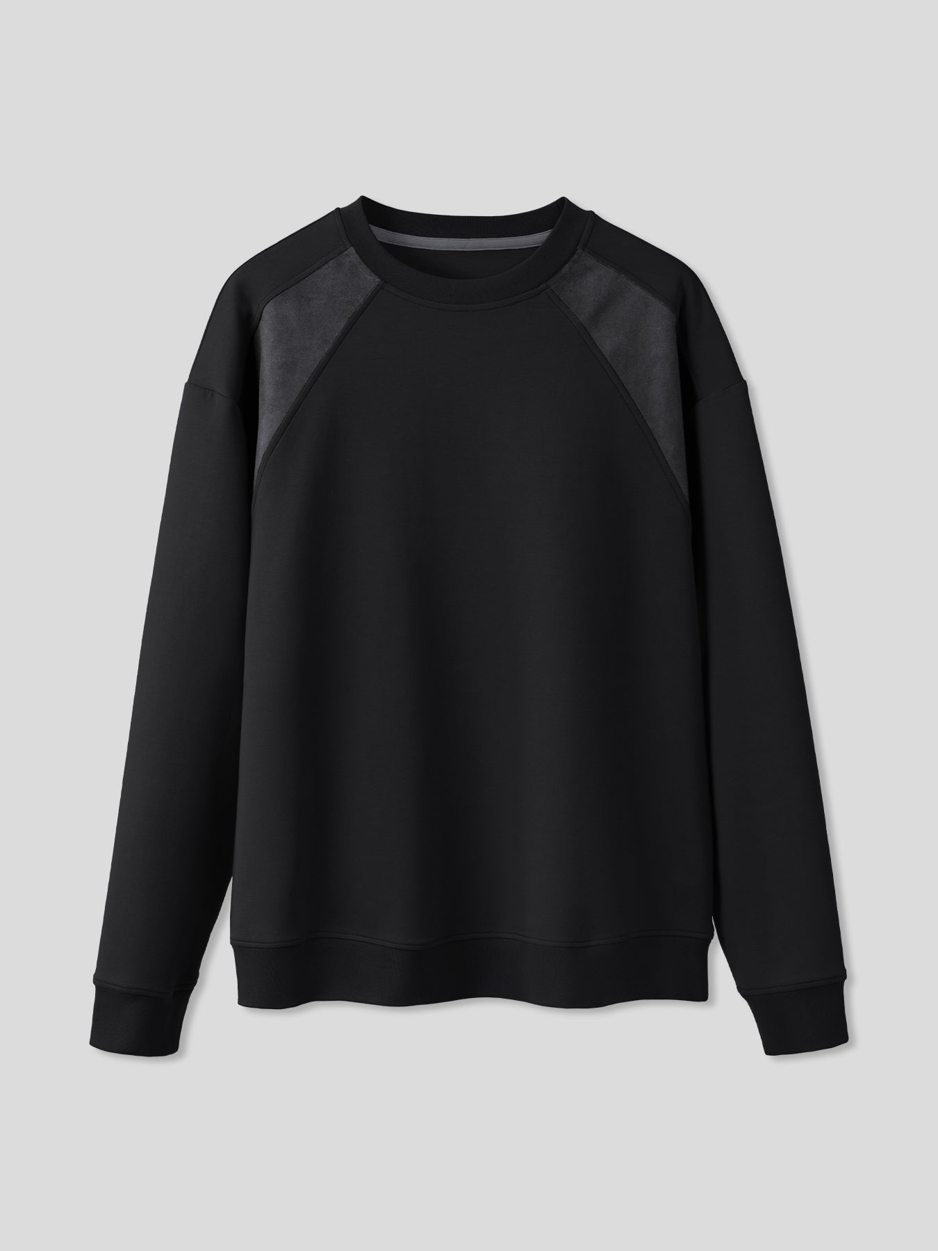 Cozyspacer Suedepatch Sweatshirt And Zip Ankle Jogger Set