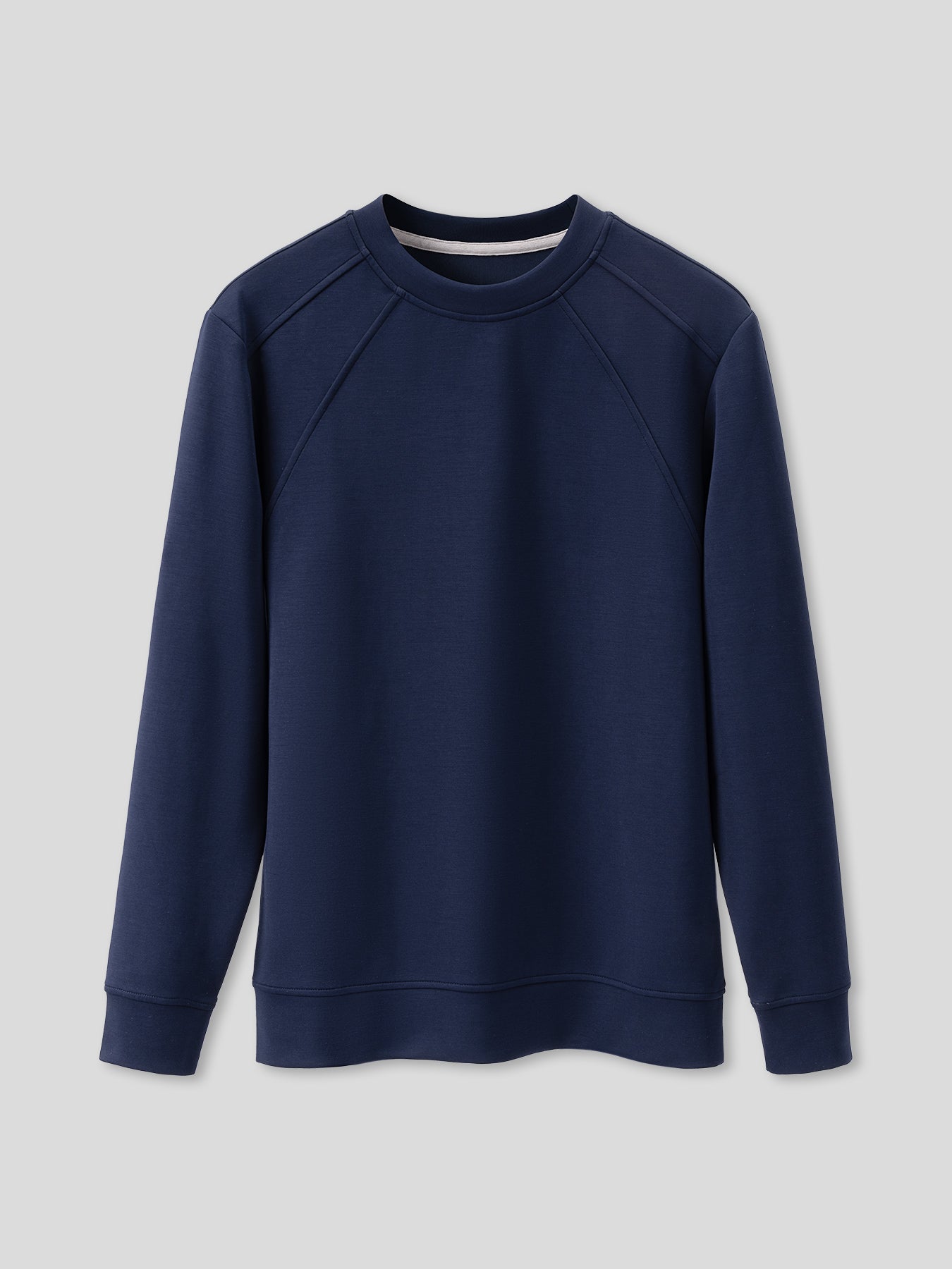 Modal Blend Fall Panel Sweatshirt Wrinkle Resistant Daily Wear