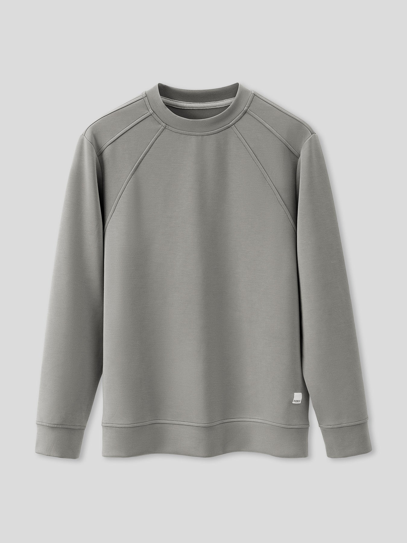 Modal Blend Fall Panel Sweatshirt Wrinkle Resistant Daily Wear