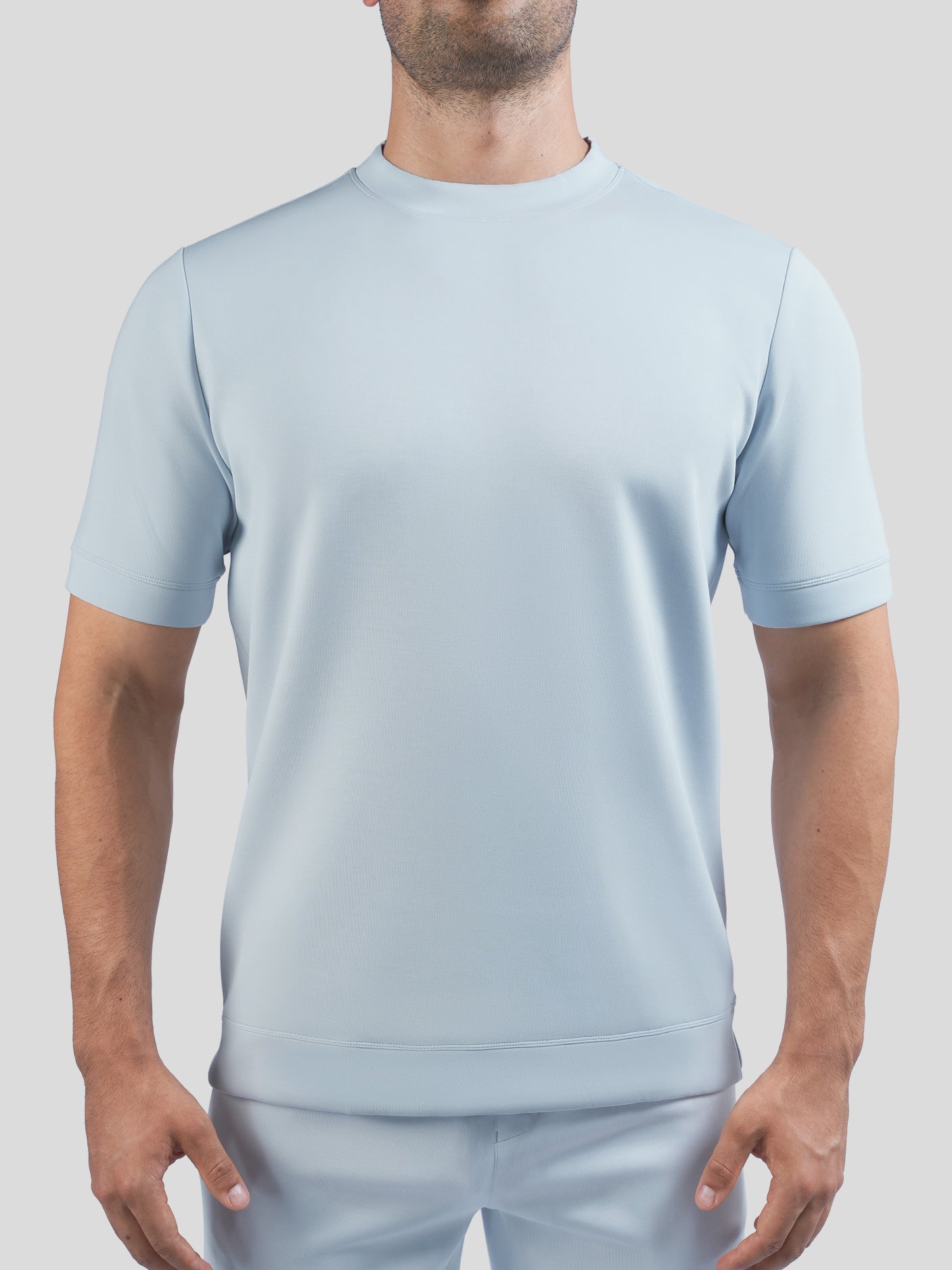 Modal Blend Short Sleeve Tee:Slim Fit