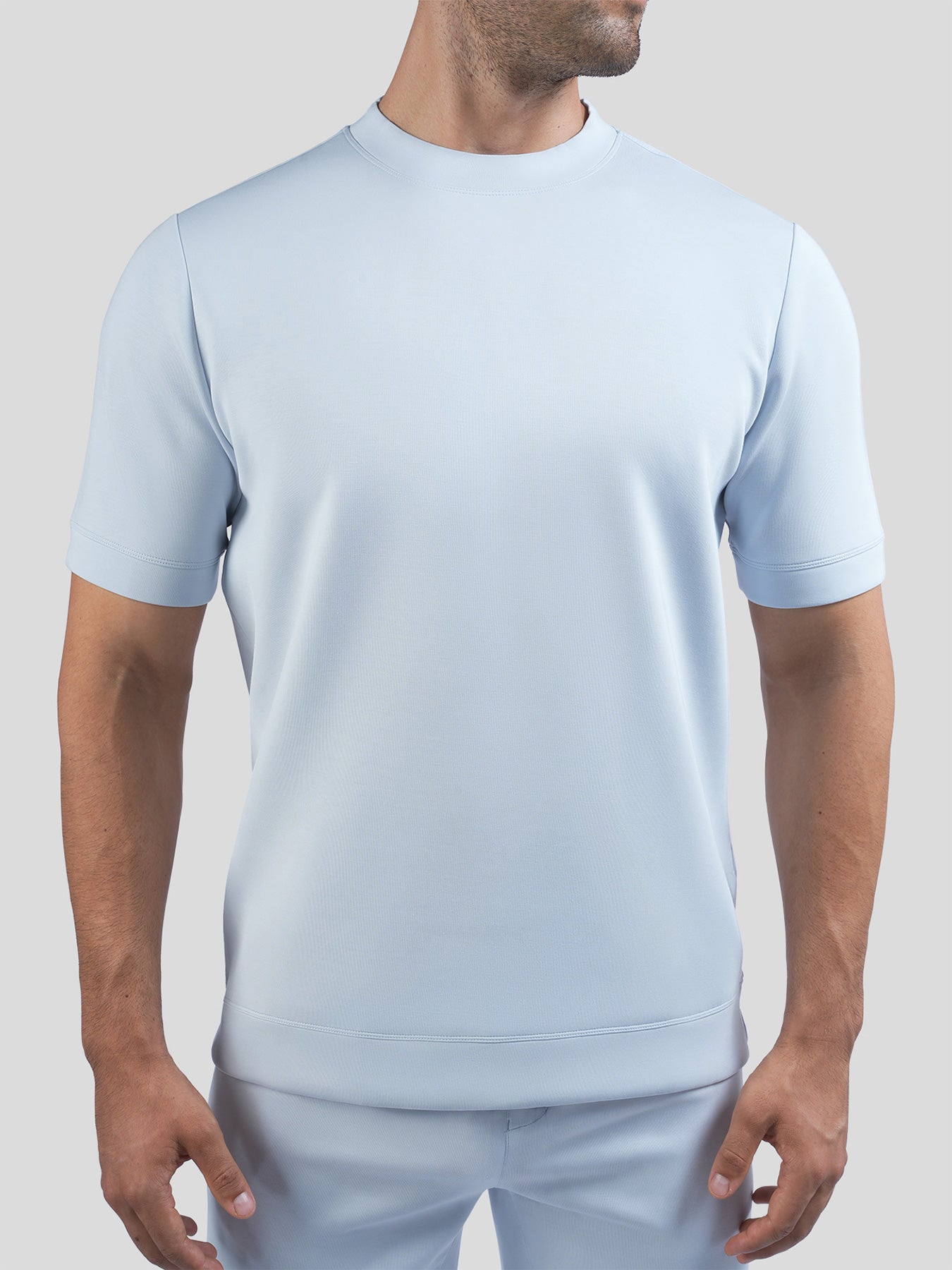Modal Blend Short Sleeve Tee:Slim Fit